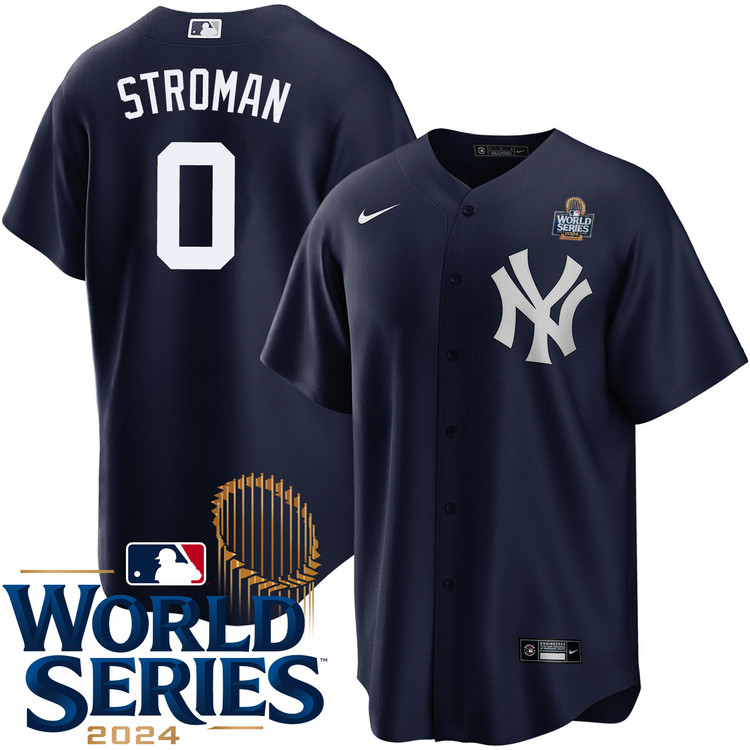 Marcus Stroman New York Yankees Alternate Navy World Series Jersey