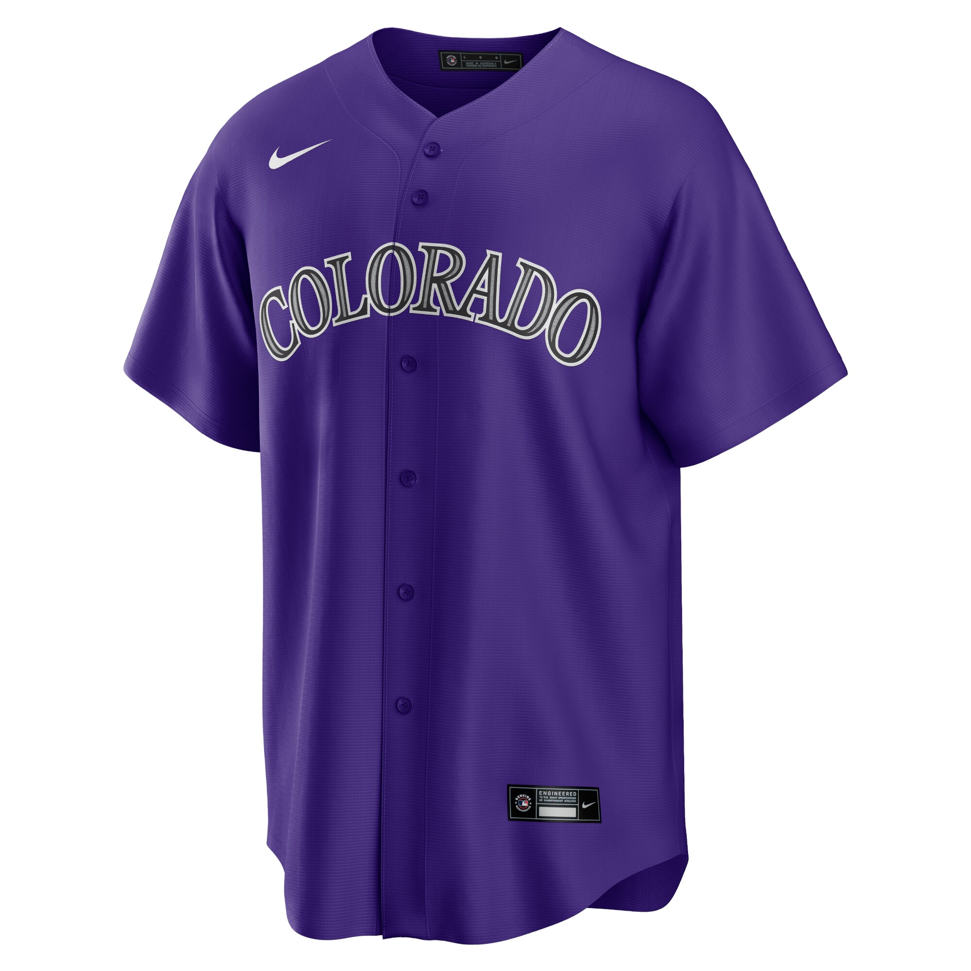 Charlie Blackmon Colorado Rockies Alternate Replica Player Name Jersey - Purple