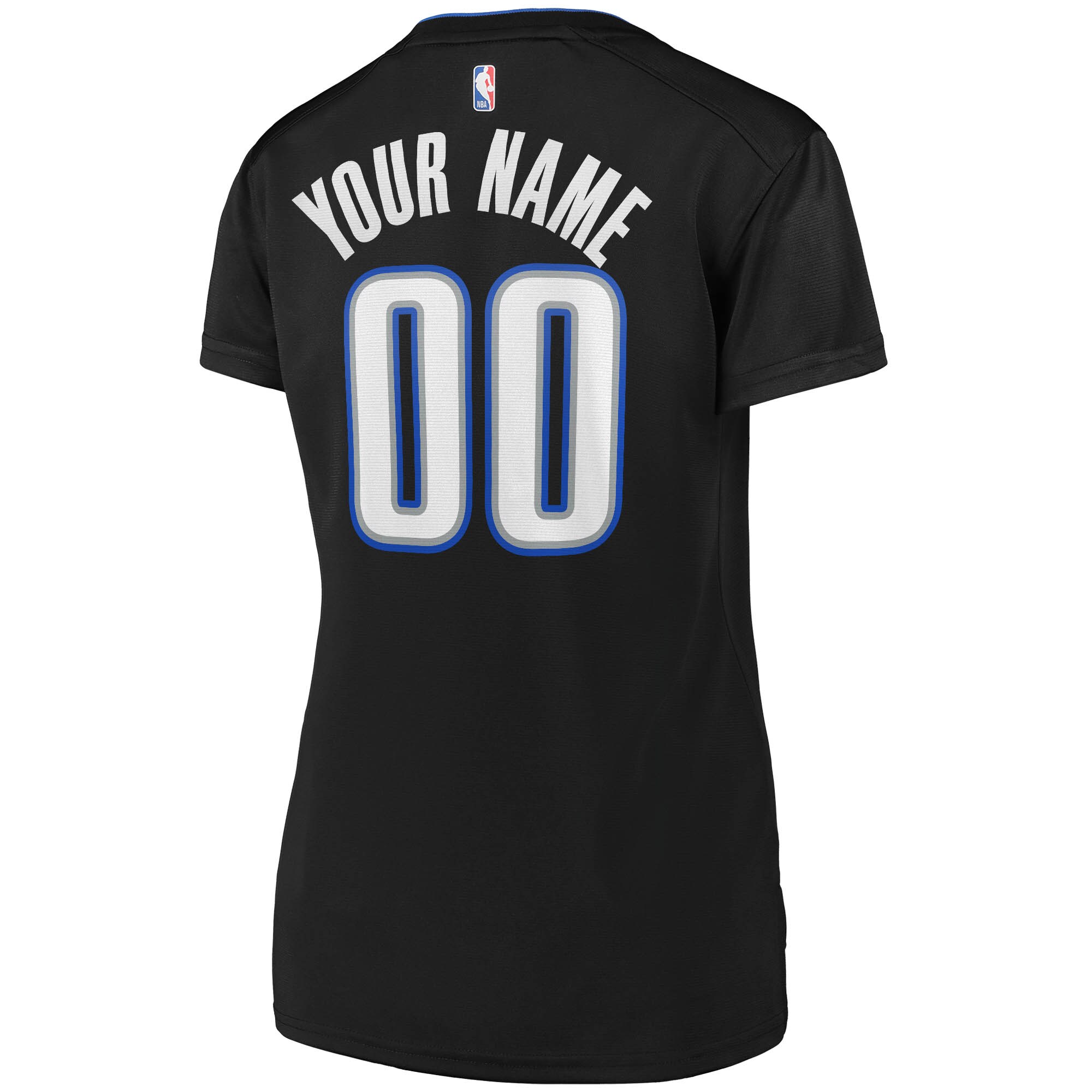 Orlando Magic Fanatics Women's Fast Break Replica Custom Jersey Black - Icon Edition