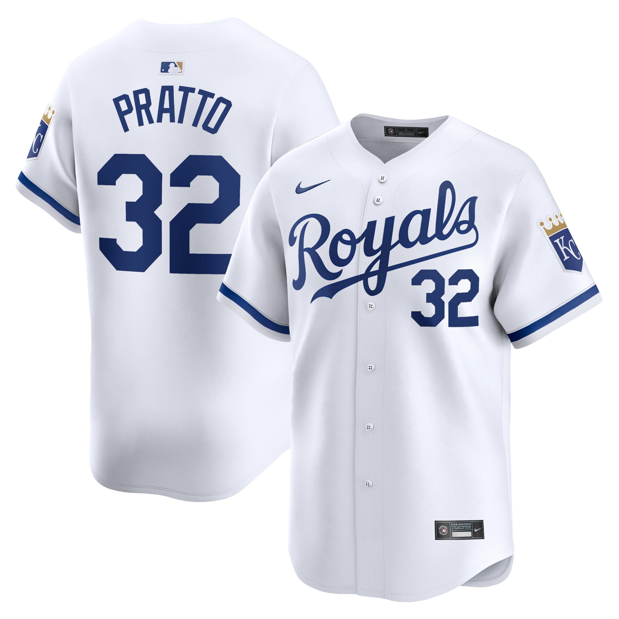 Nick Pratto Kansas City Royals  Home Limited Player Jersey - White