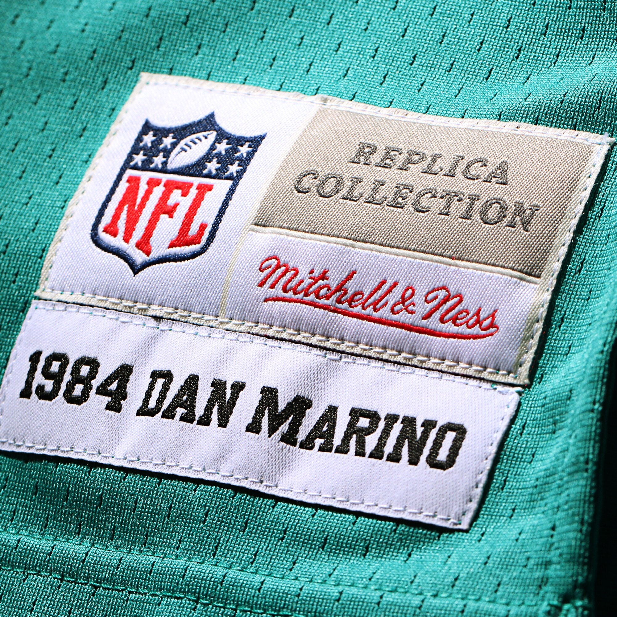 Dan Marino Miami Dolphins Mitchell & Ness 1984 Retired Player Legacy Replica Jersey - Aqua