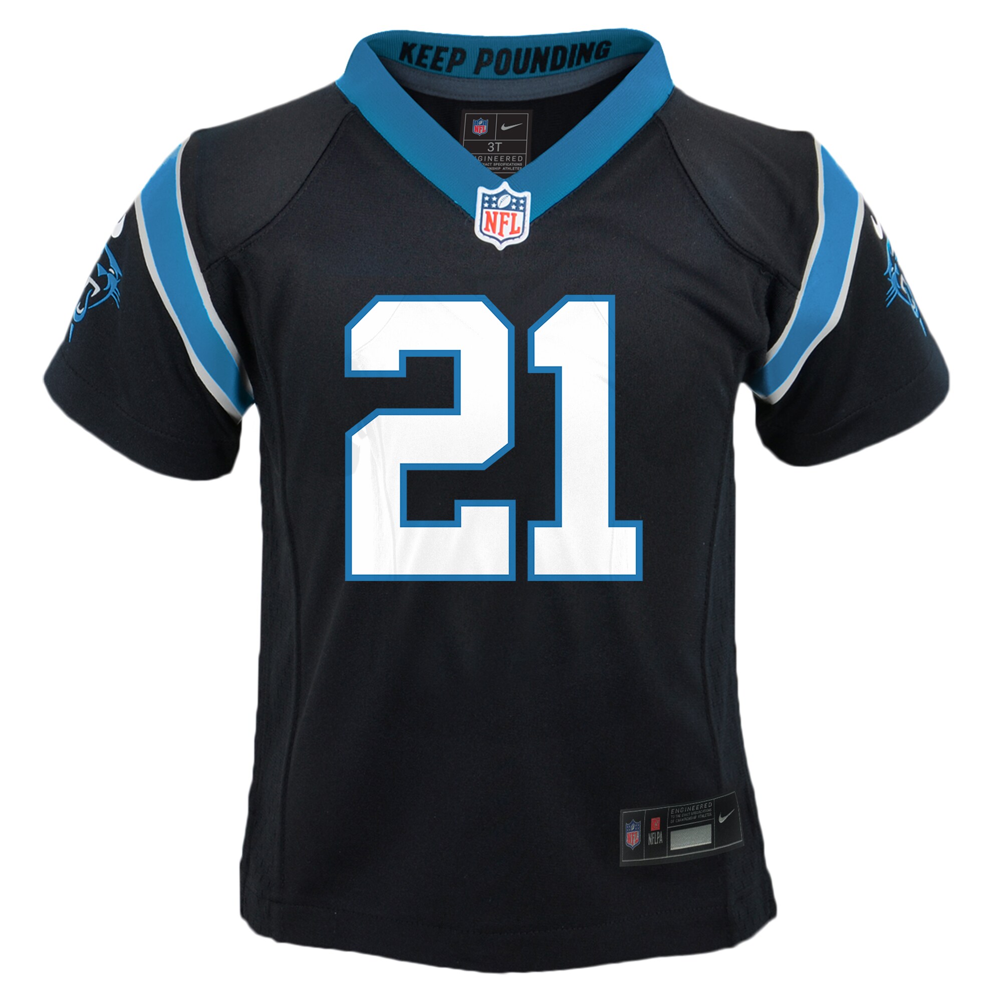 Jeremy Chinn Carolina Panthers  Preschool Game Jersey - Black