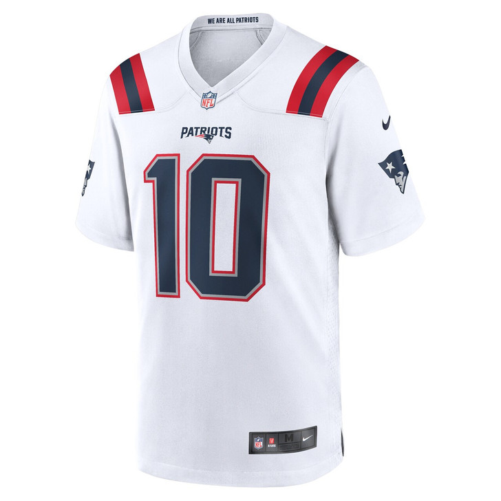 Drake Maye New England Patriots 2024 First Round Pick Player Game Jersey - White