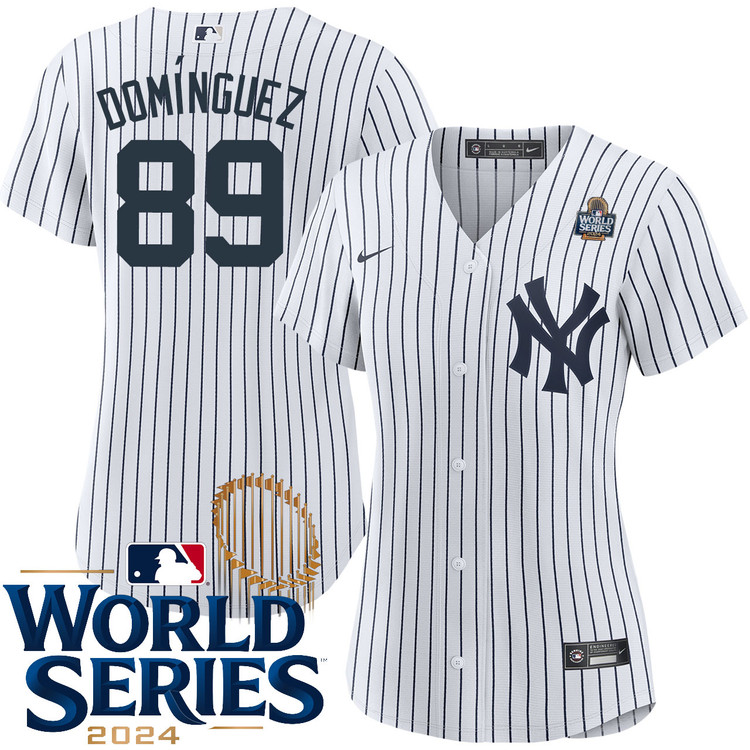 Jasson Dominguez New York Yankees Women's Home World Series Jersey