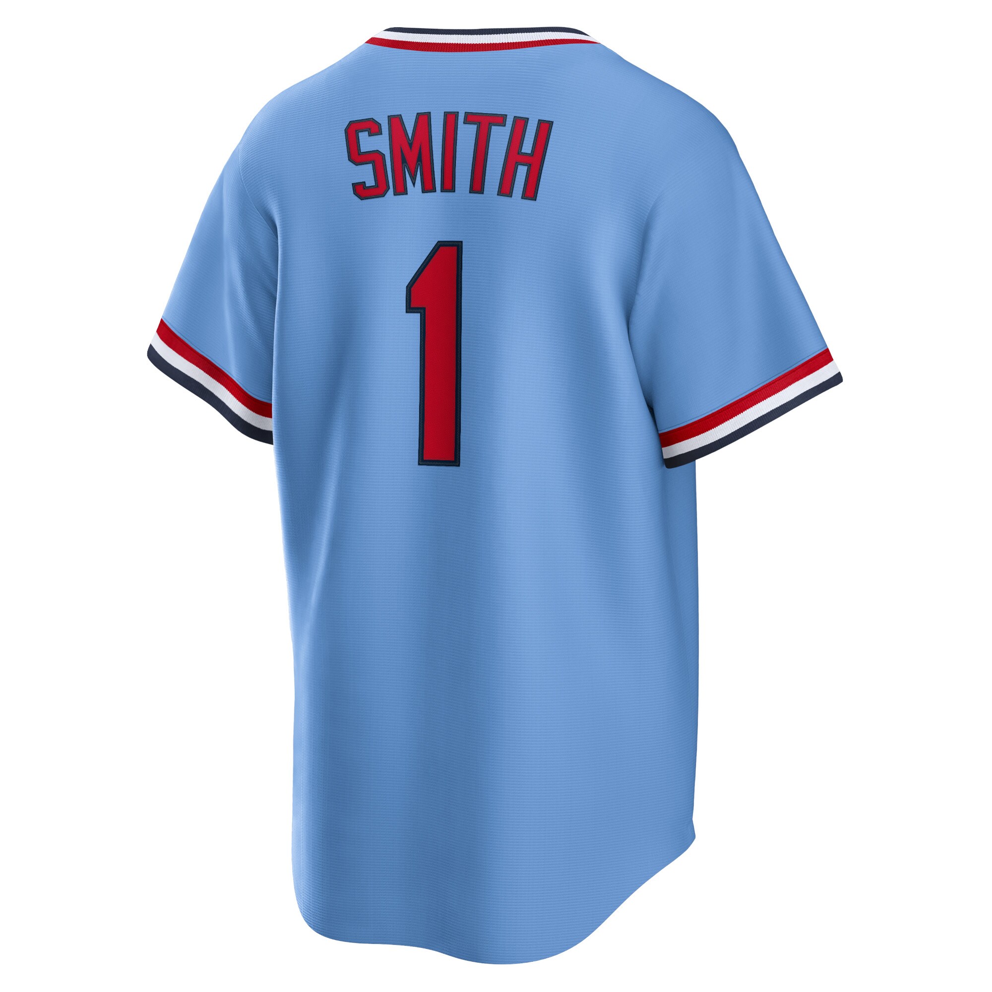 Ozzie Smith St. Louis Cardinals  Road Cooperstown Collection Player Jersey - Light Blue