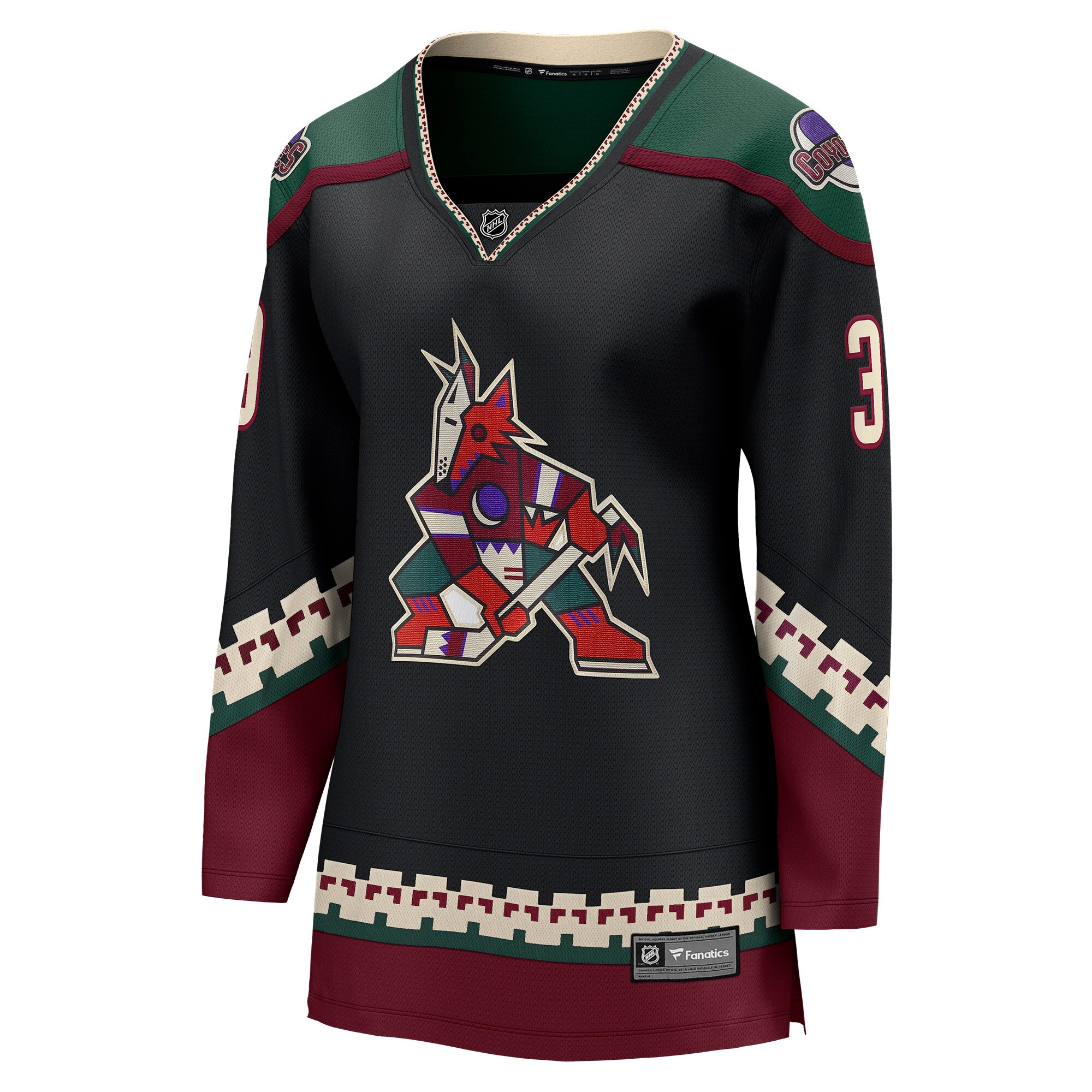 Josh Brown Arizona Coyotes Fanatics Women's Home Breakaway Player Jersey - Black