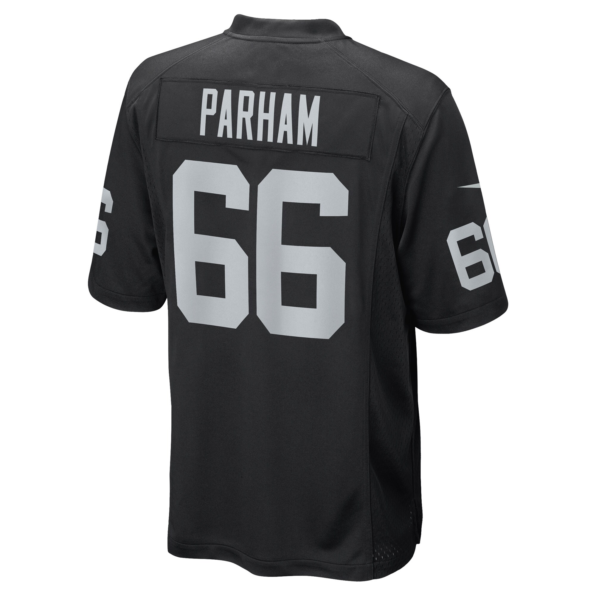 Dylan Parham Las Vegas Raiders  Game Player Jersey - Black