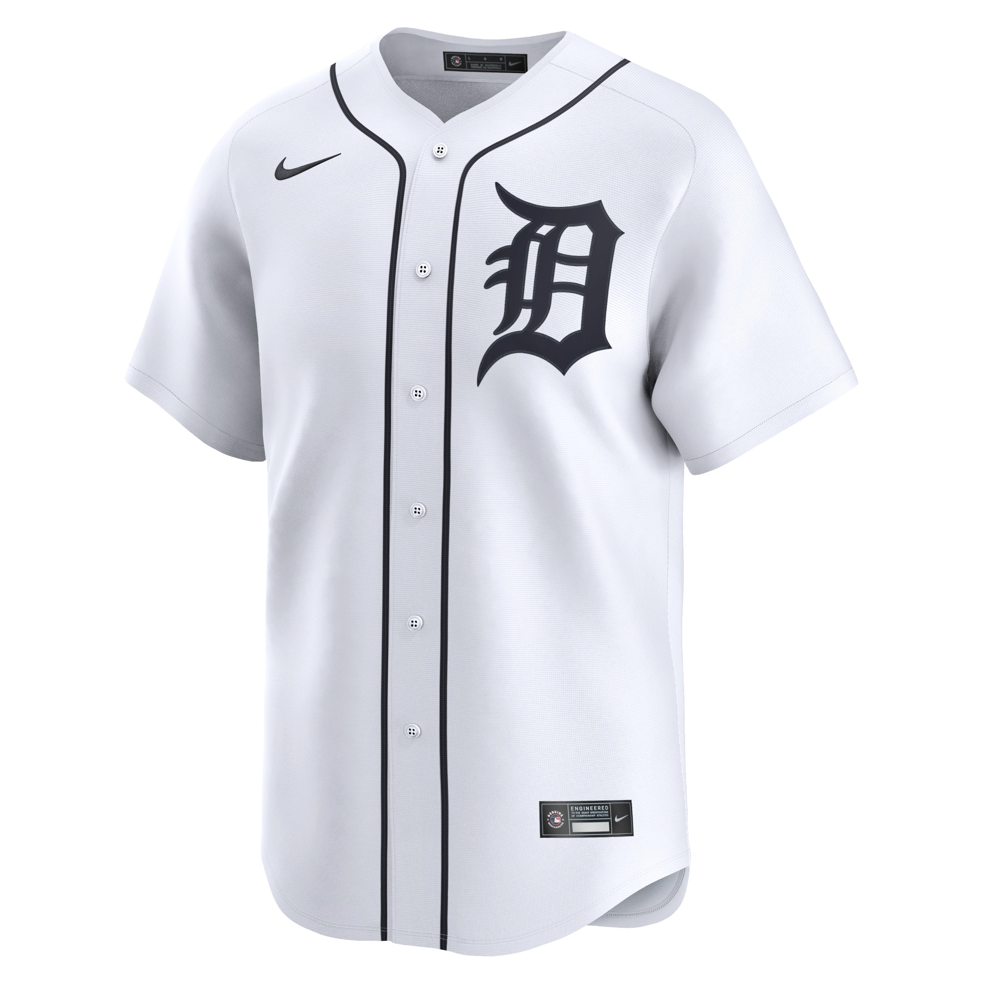 Detroit Tigers Home Limited Pick-A-Player Retired Roster Jersey - White