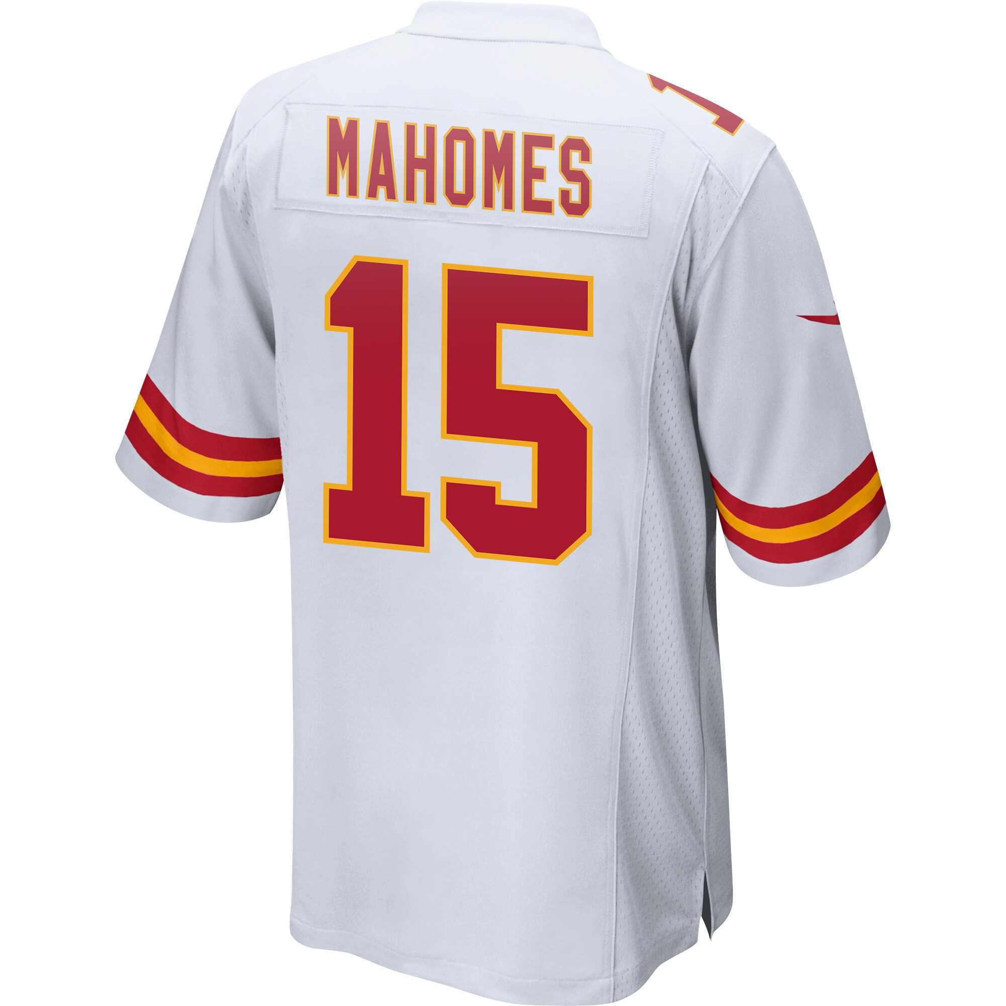 Patrick Mahomes 15 Kansas City Chiefs Super Bowl LVII Champions 3 Stars Men Game Jersey - White