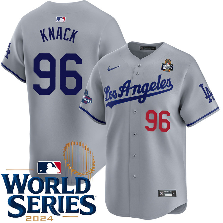 Landon Knack Los Angeles Dodgers Road Limited World Series Jersey