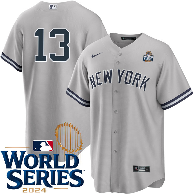 Jazz Chisholm Jr. New York Yankees Road Player World Series Jersey