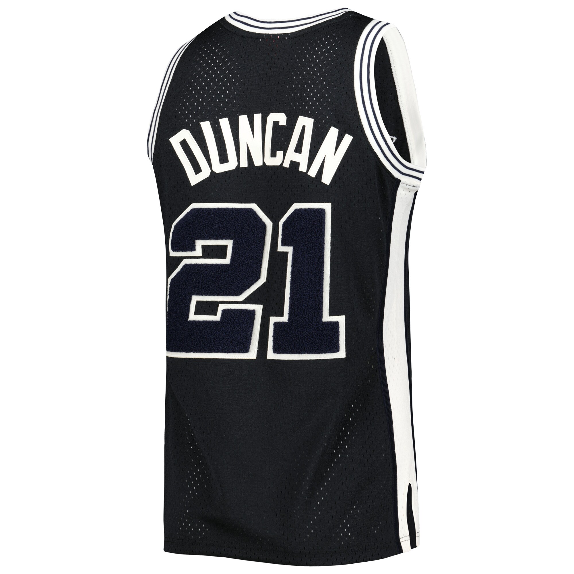 Tim Duncan San Antonio Spurs Mitchell & Ness 1998\/99 Hardwood Classics Off-Court Swingman Jersey - Black