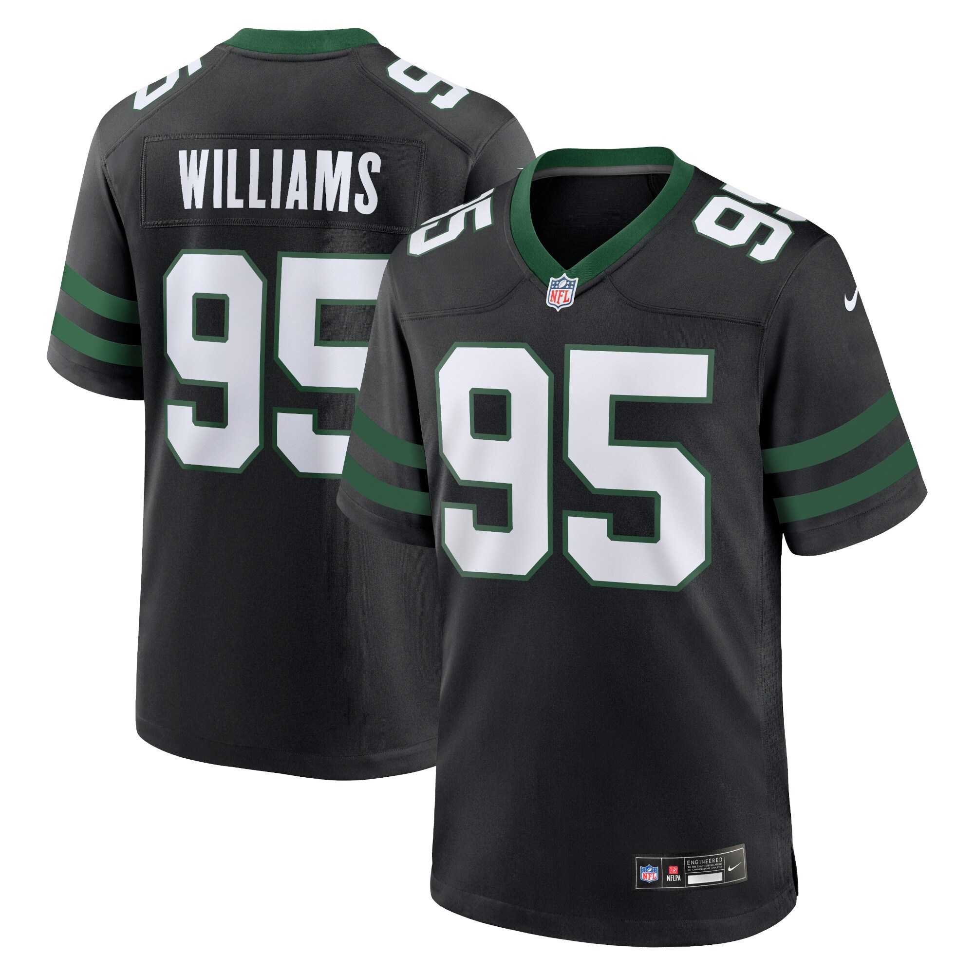 Quinnen Williams New York Jets  Alternate Game Jersey - Legacy Black