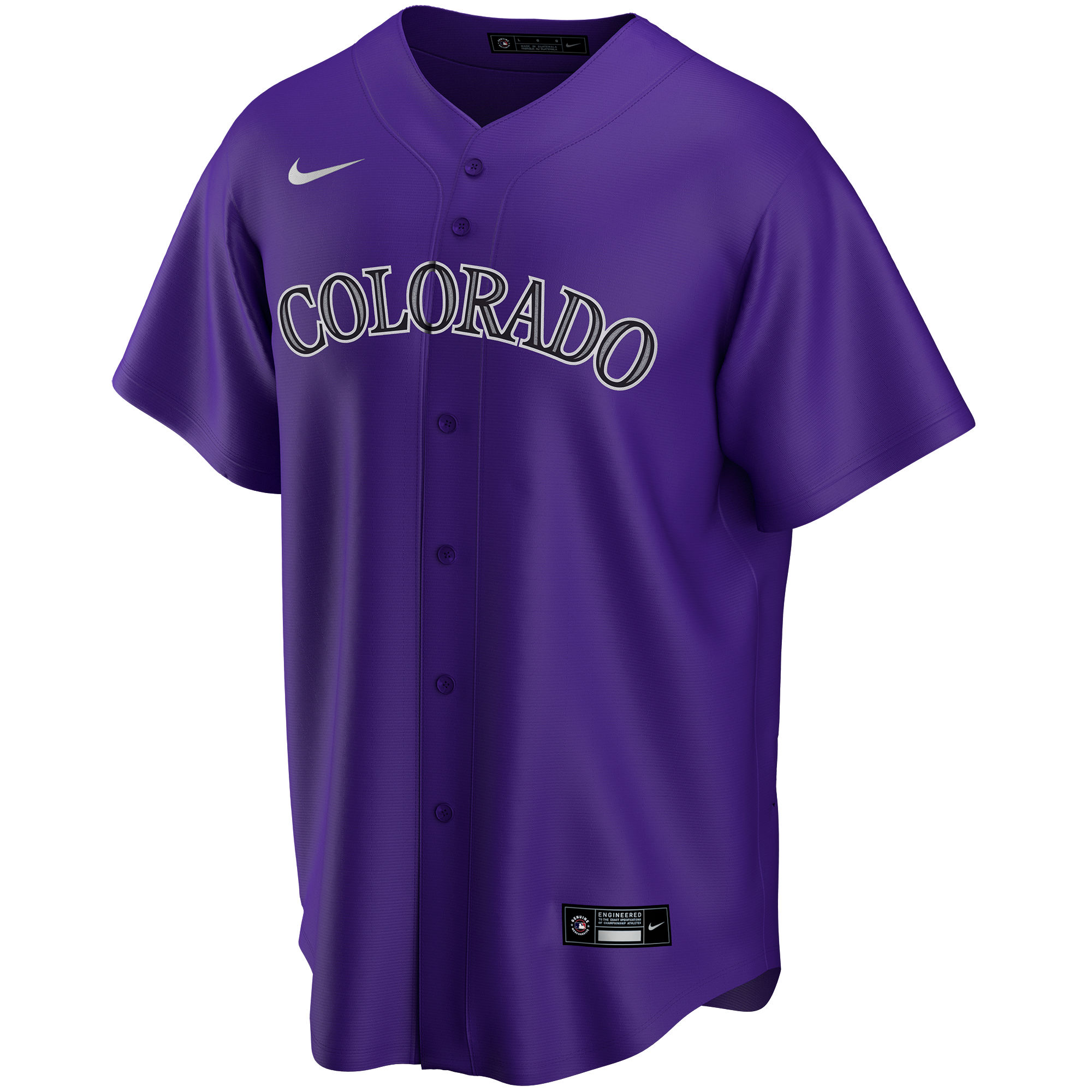Colorado Rockies  Alternate Replica Custom Jersey - Purple