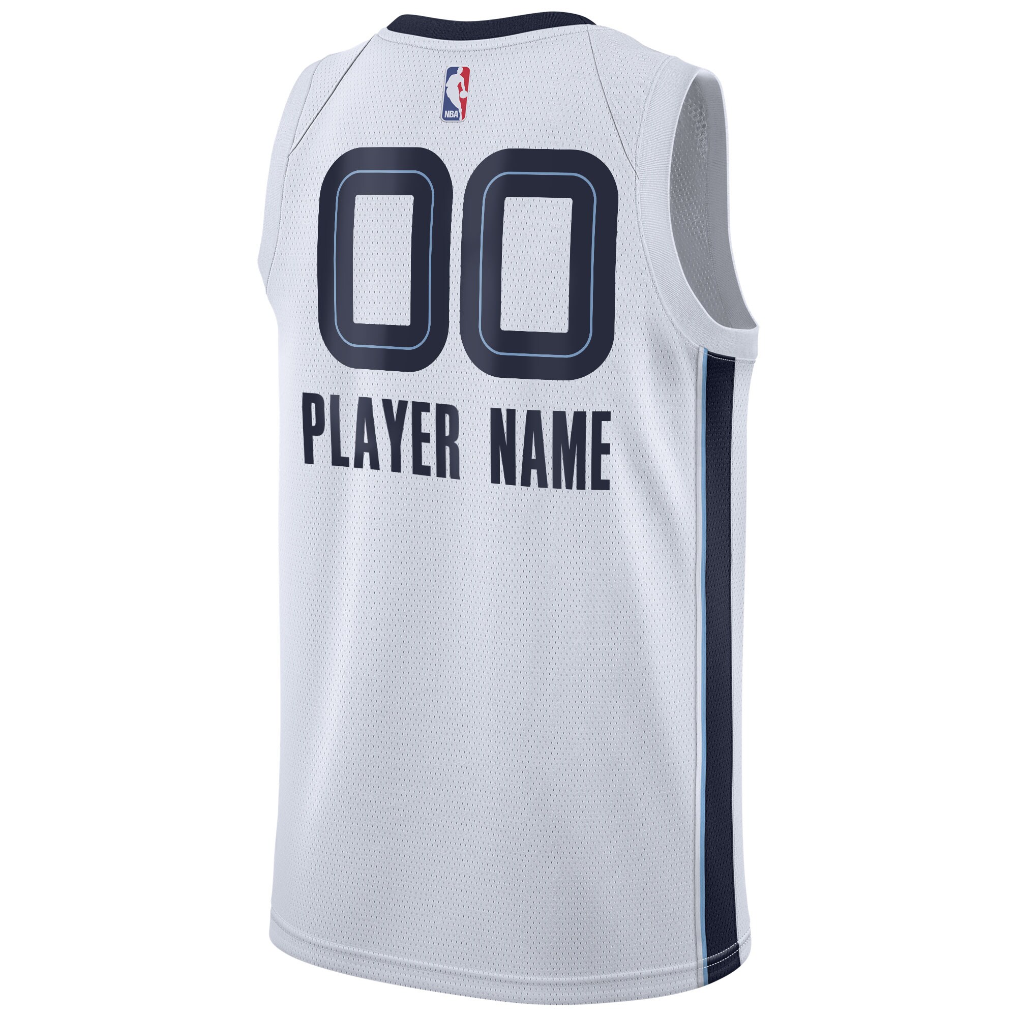 Memphis Grizzlies  2020\/21 Swingman Custom Jersey - Association Edition - White