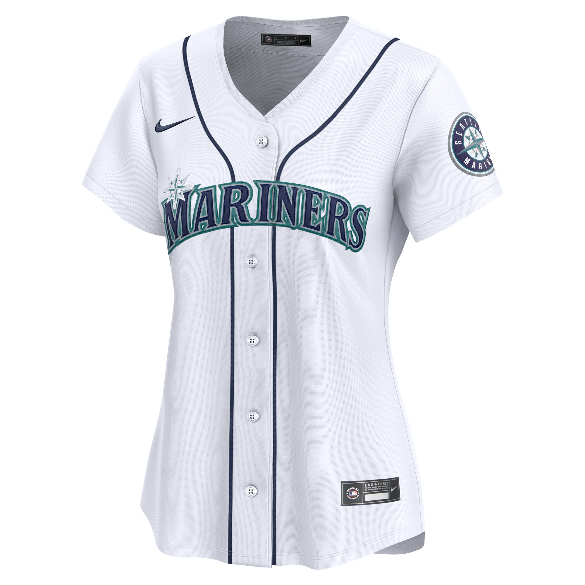 Julio Rodr\u00c3\u00adguez Seattle Mariners Women's Home Limited Player Jersey - White