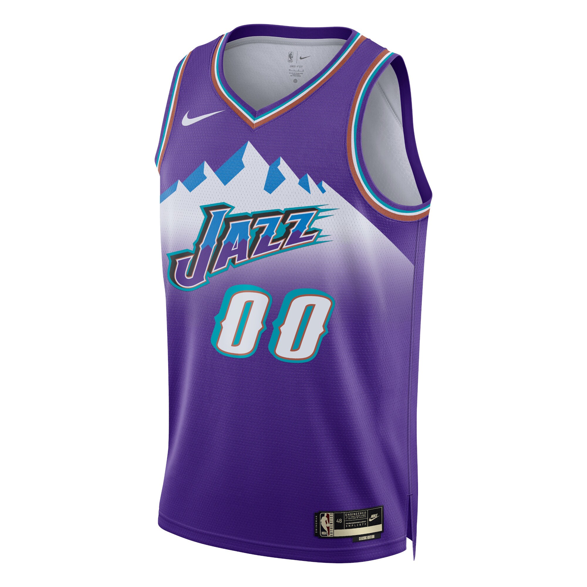 Utah Jazz Unisex 2022\/23 Custom Swingman Jersey - Classic Edition - Purple