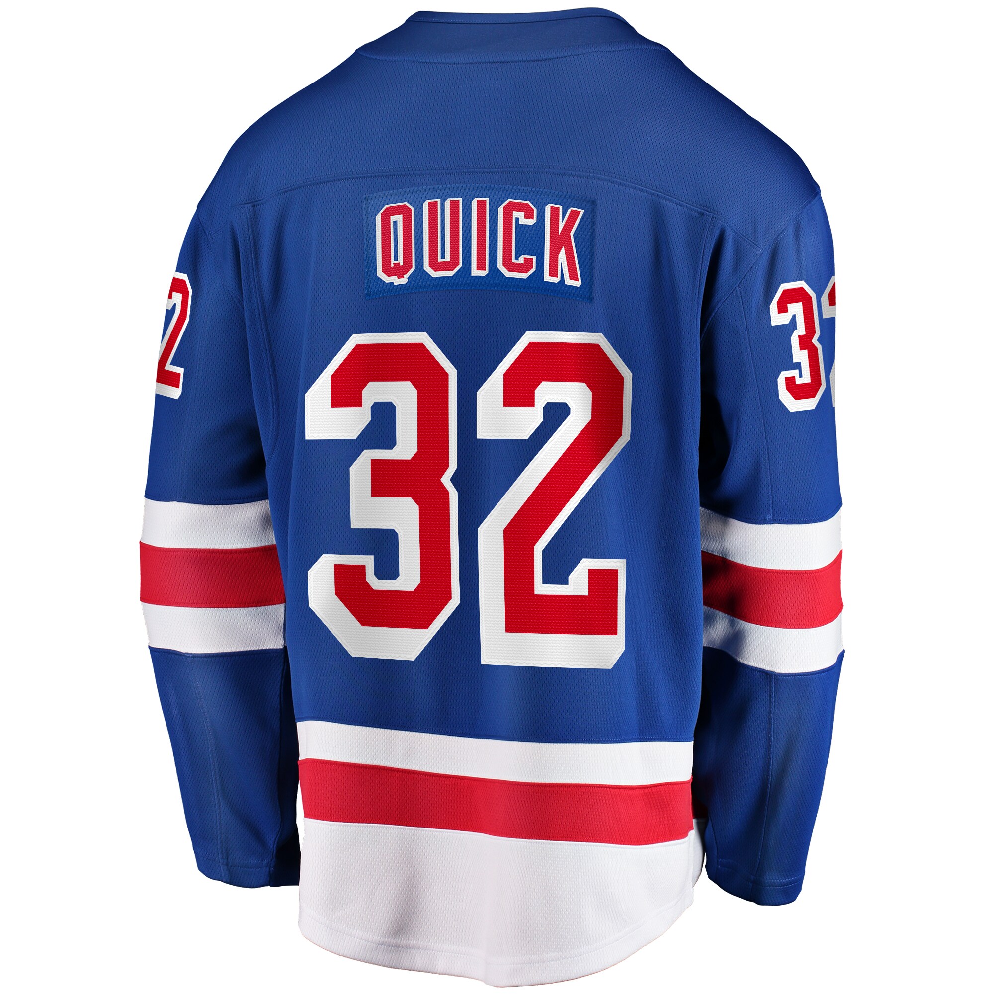 Jonathan Quick New York Rangers Fanatics Home Breakaway Jersey - Blue
