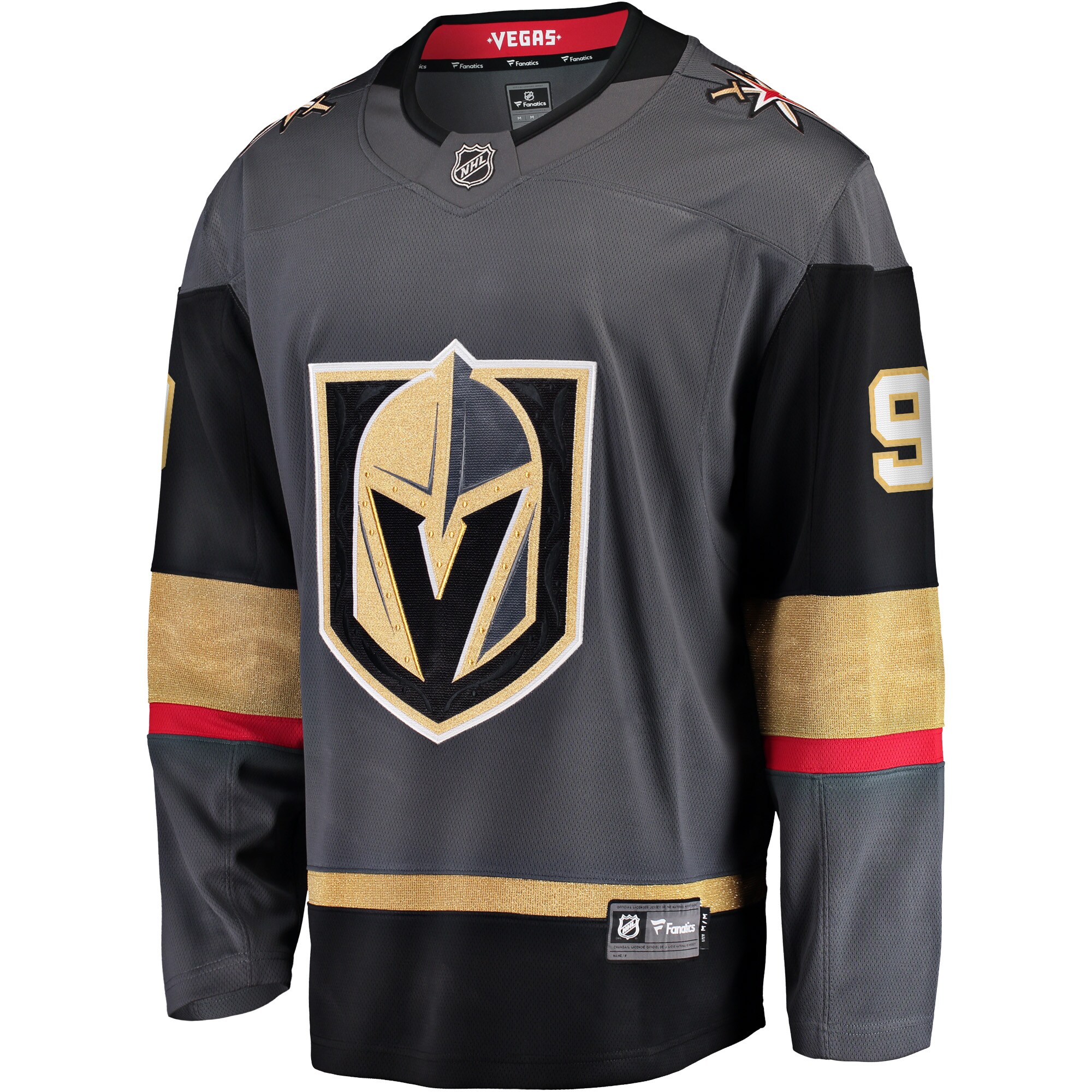 Jack Eichel Vegas Golden Knights Fanatics Alternate Breakaway Player Jersey - Gray