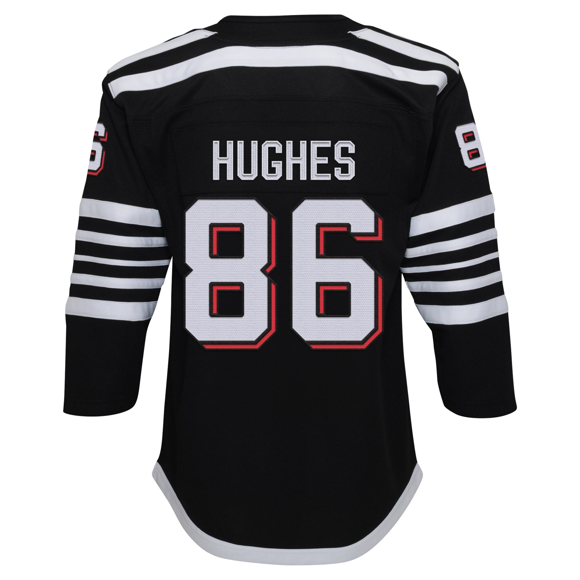 Jack Hughes New Jersey Devils Youth Alternate PremierPlayer Jersey - Black