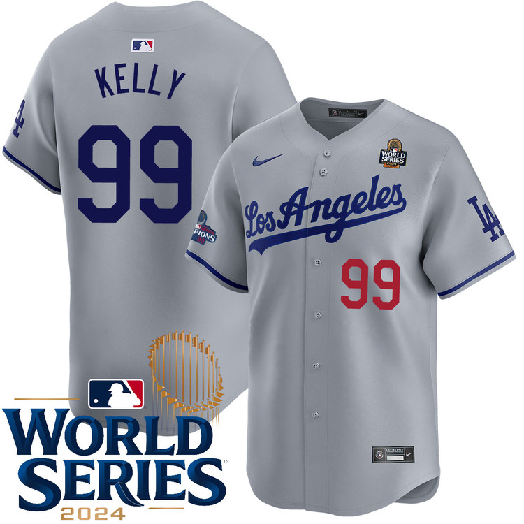 Joe Kelly Los Angeles Dodgers Road Limited World Series Jersey