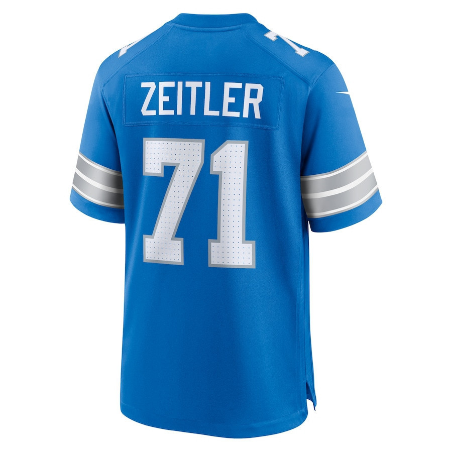 Kevin Zeitler #71 Detroit Lions Super Bowl LIX Jersey - Men's - Blue
