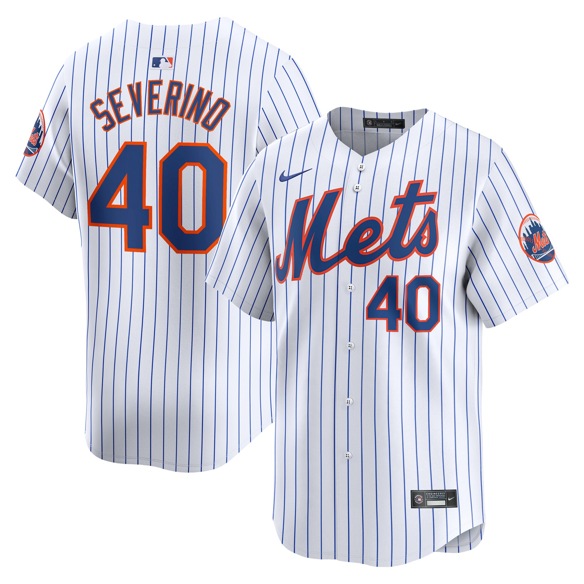 Luis Severino New York Mets  Home Limited Player Jersey White