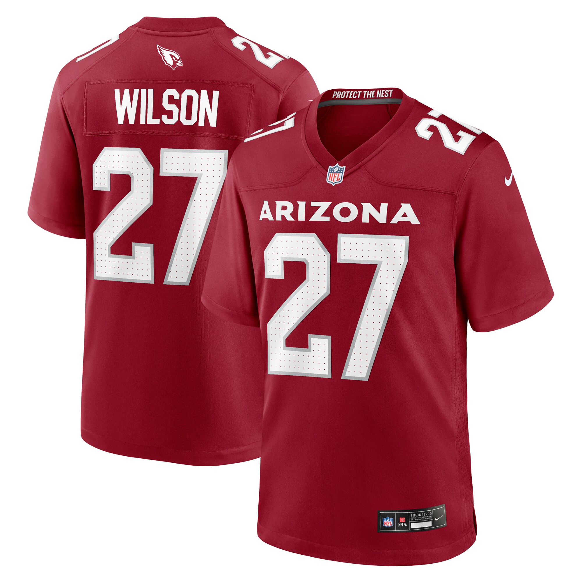 Divaad Wilson Arizona Cardinals  Team Game Jersey -  Cardinal