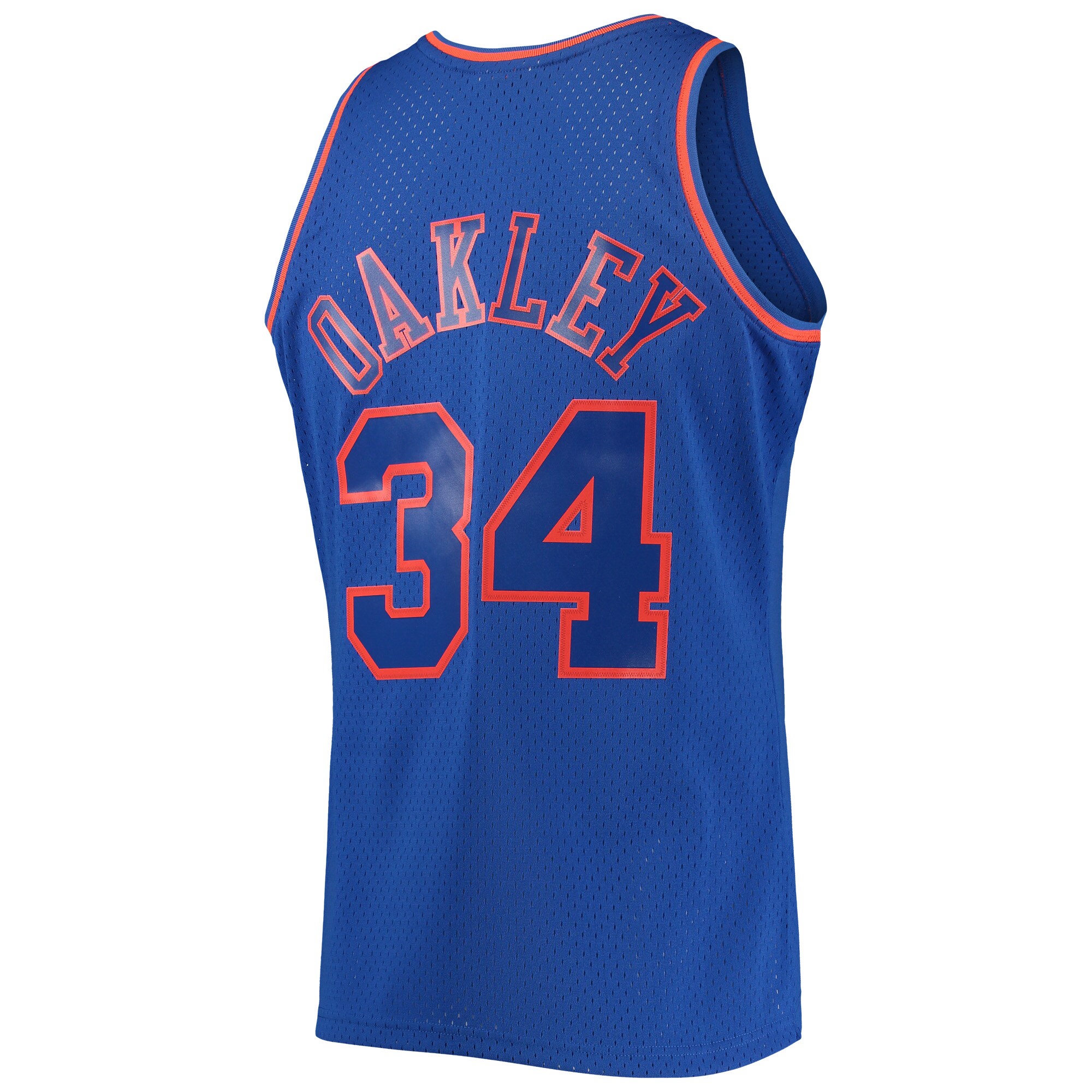 Charles Oakley New York Knicks Mitchell & Ness 1996\/97 Hardwood Classics Swingman Jersey - Blue