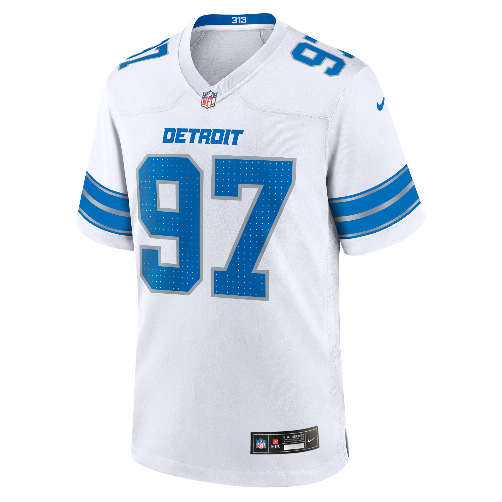 Aidan Hutchinson Detroit Lions  Game Jersey - White