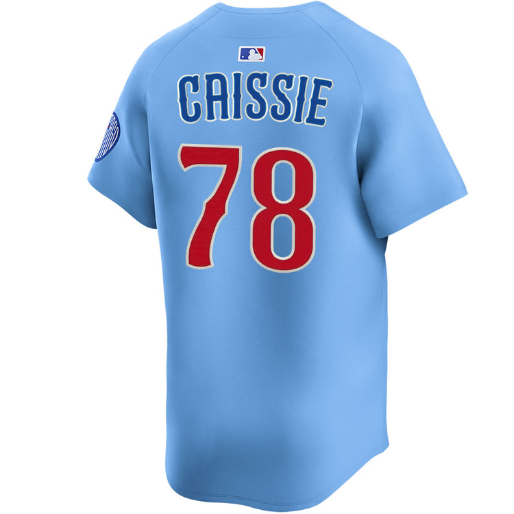 Owen Caissie Chicago Cubs Blues Alternate Limited Jersey