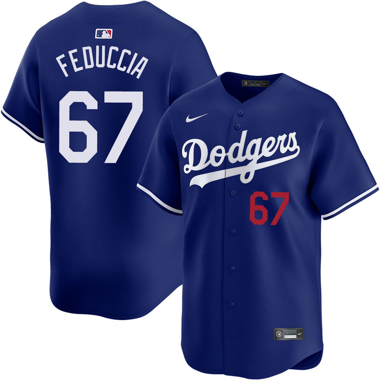 Hunter Feduccia Los Angeles Dodgers Alternate Royal Limited Jersey