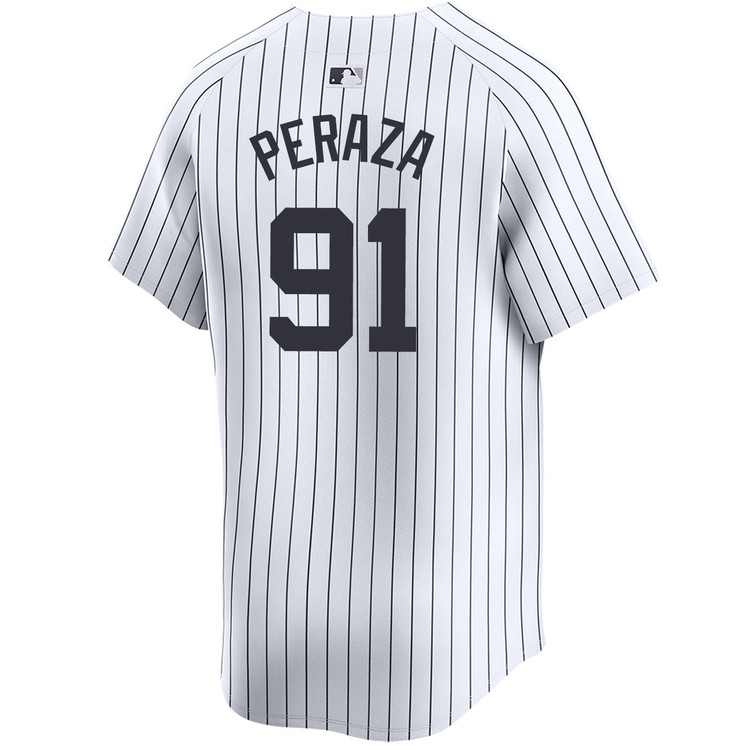 Oswald Peraza New York Yankees Home Limited World Series Jersey
