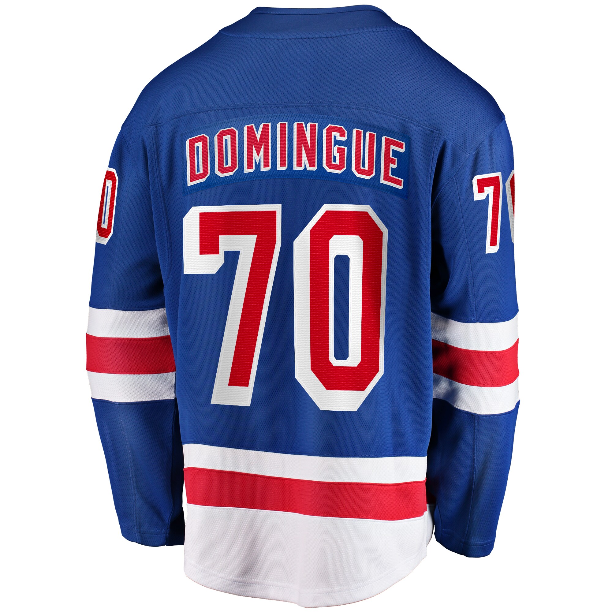 Louis Domingue New York Rangers Fanatics Home Breakaway Jersey - Blue