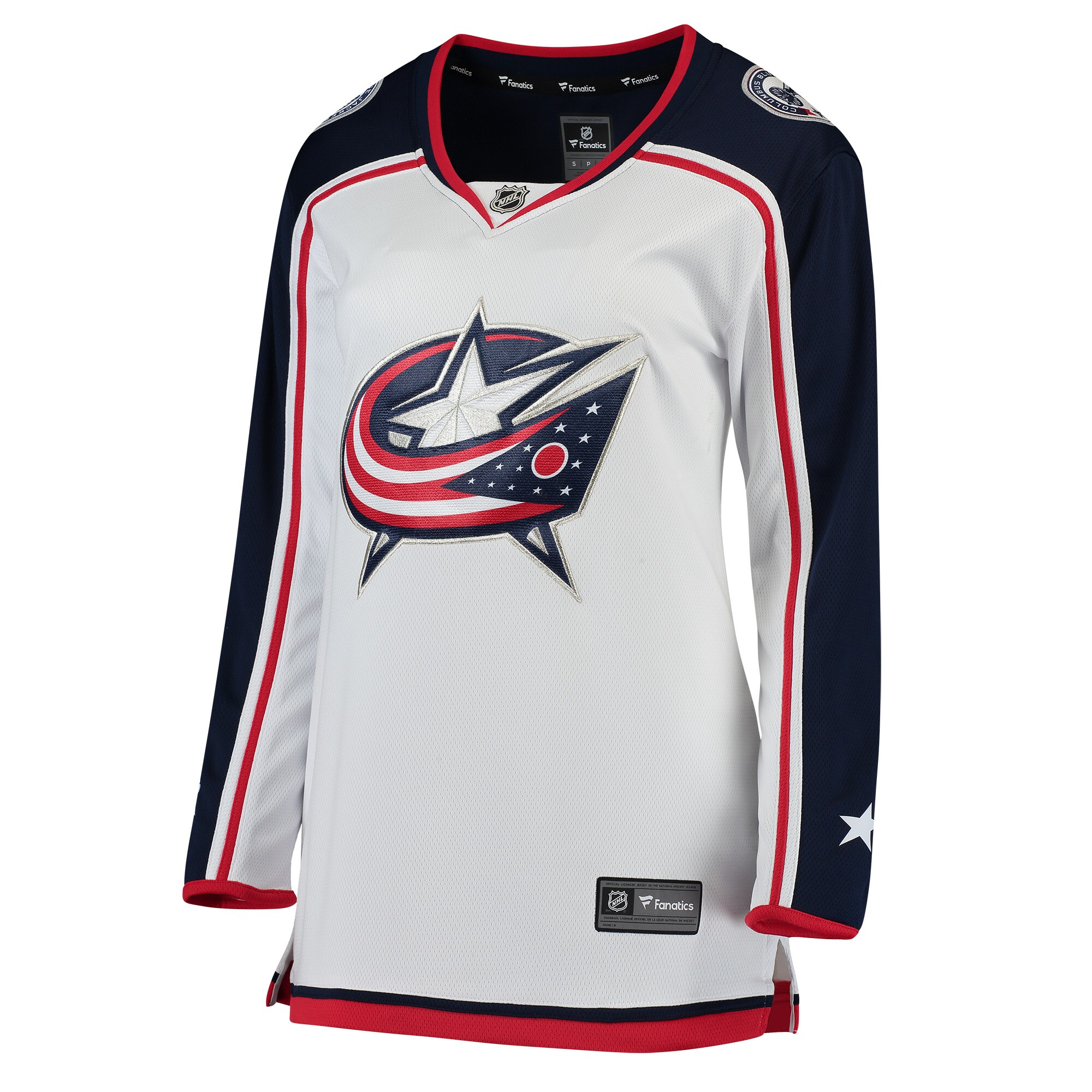 Columbus Blue Jackets Fanatics Women's Away Breakaway Jersey - White