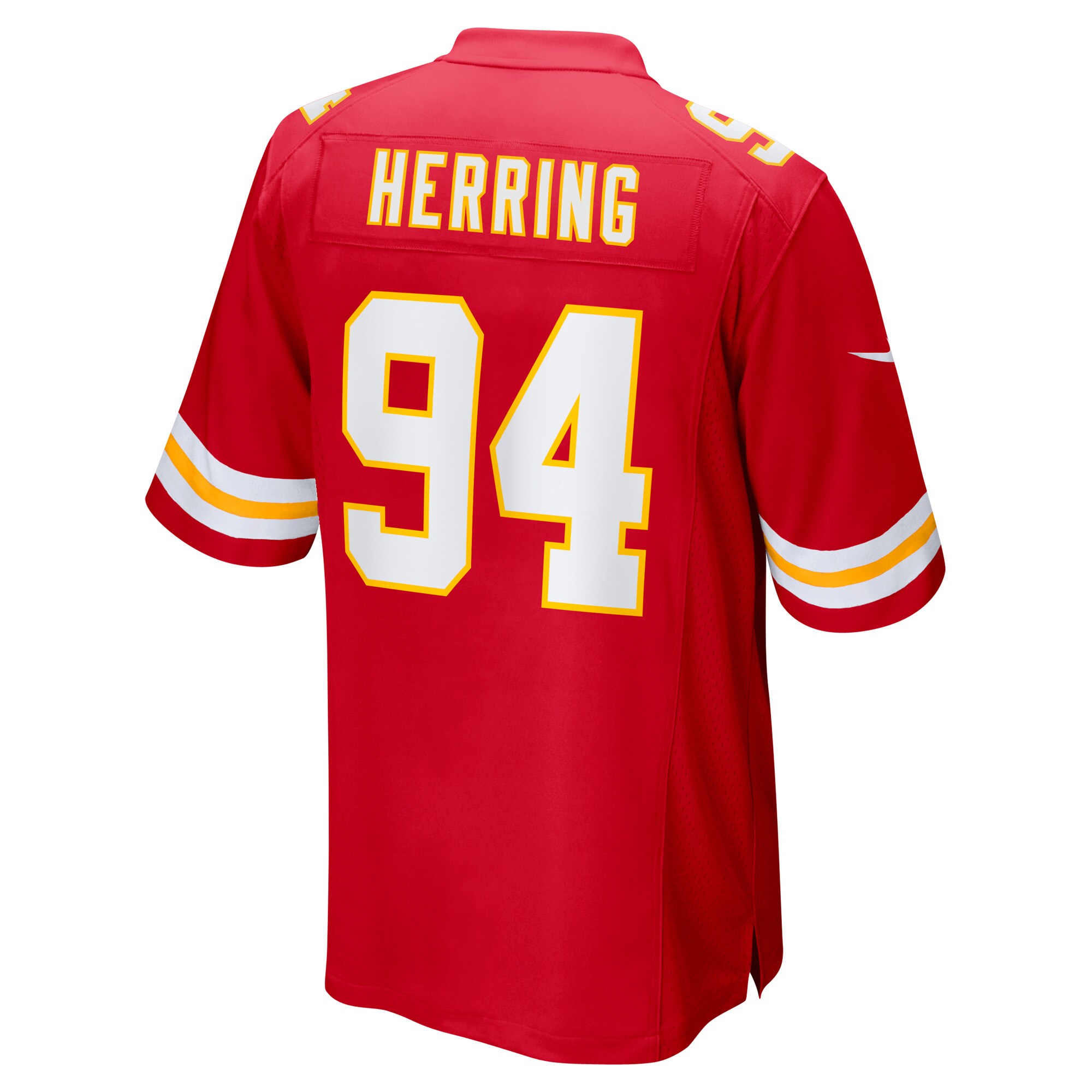Malik Herring Kansas City Chiefs  Team Game Player Jersey - Red