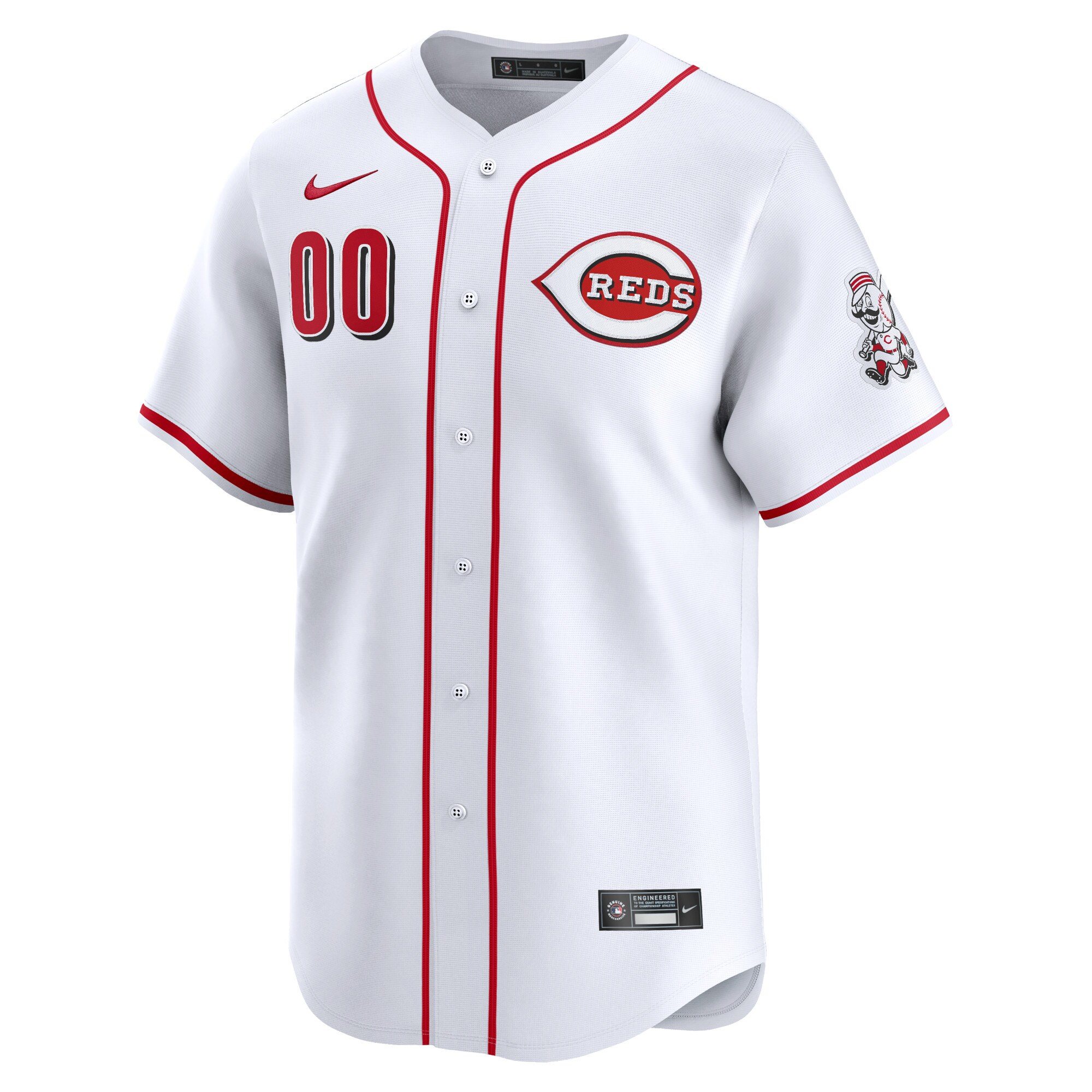 Cincinnati Reds  Youth Home Limited Custom Jersey - White