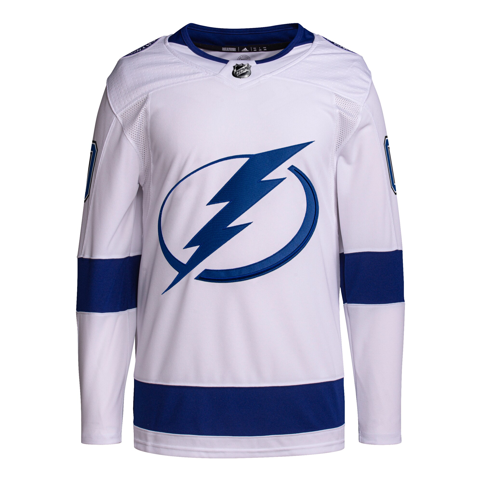 Tampa Bay Lightning adidas Away Primegreen Authentic Custom Jersey - White