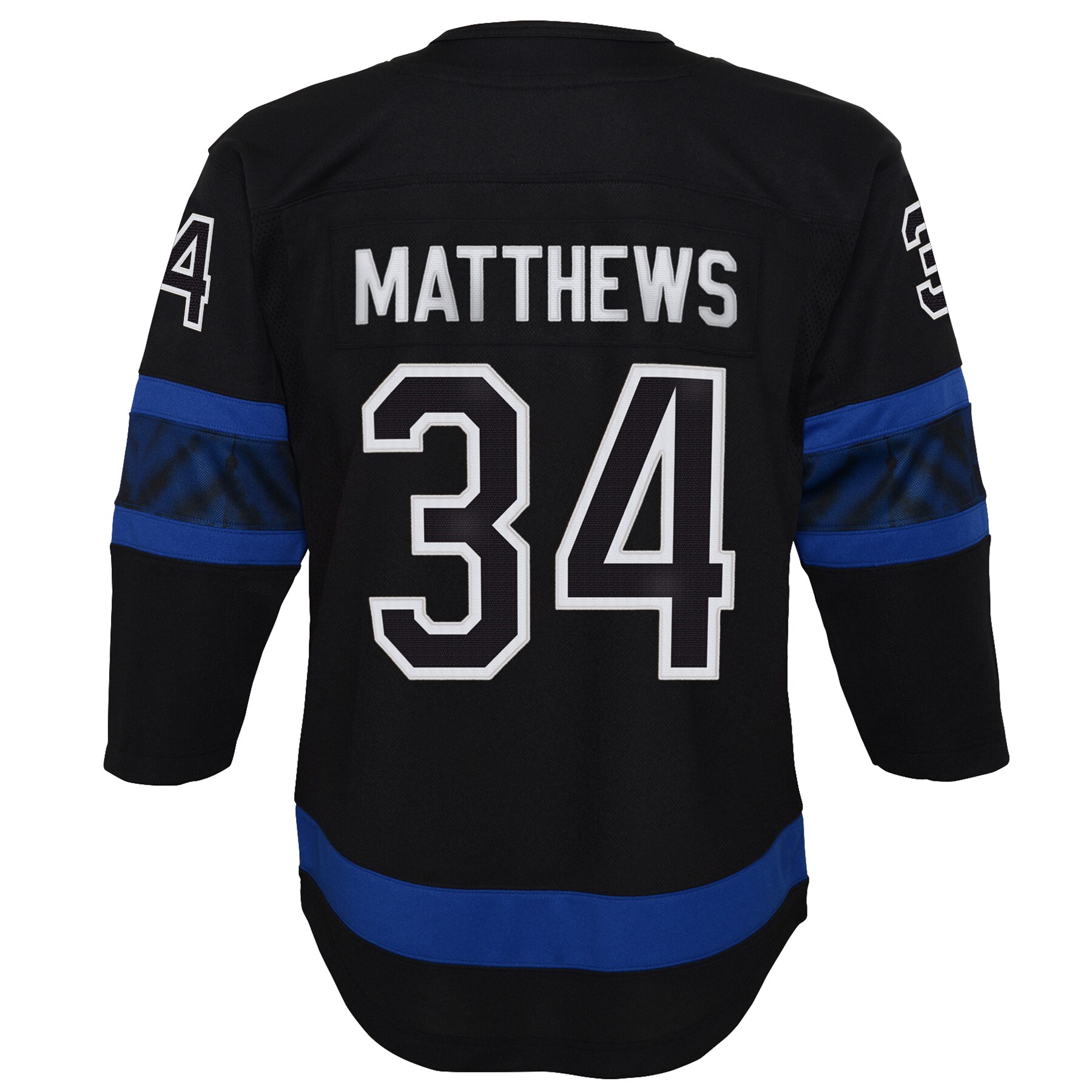Auston Matthews Toronto Maple Leafs Youth Alternate Premier Player Jersey - Black