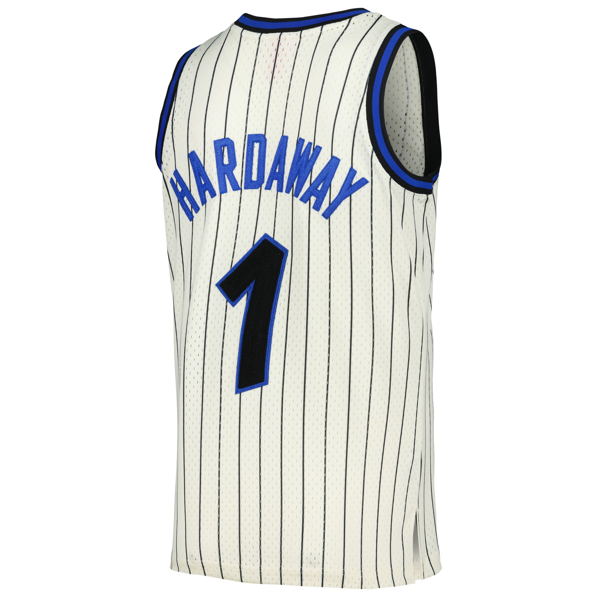 Penny Hardaway Orlando Magic Mitchell & Ness Chainstitch Swingman Jersey - Cream