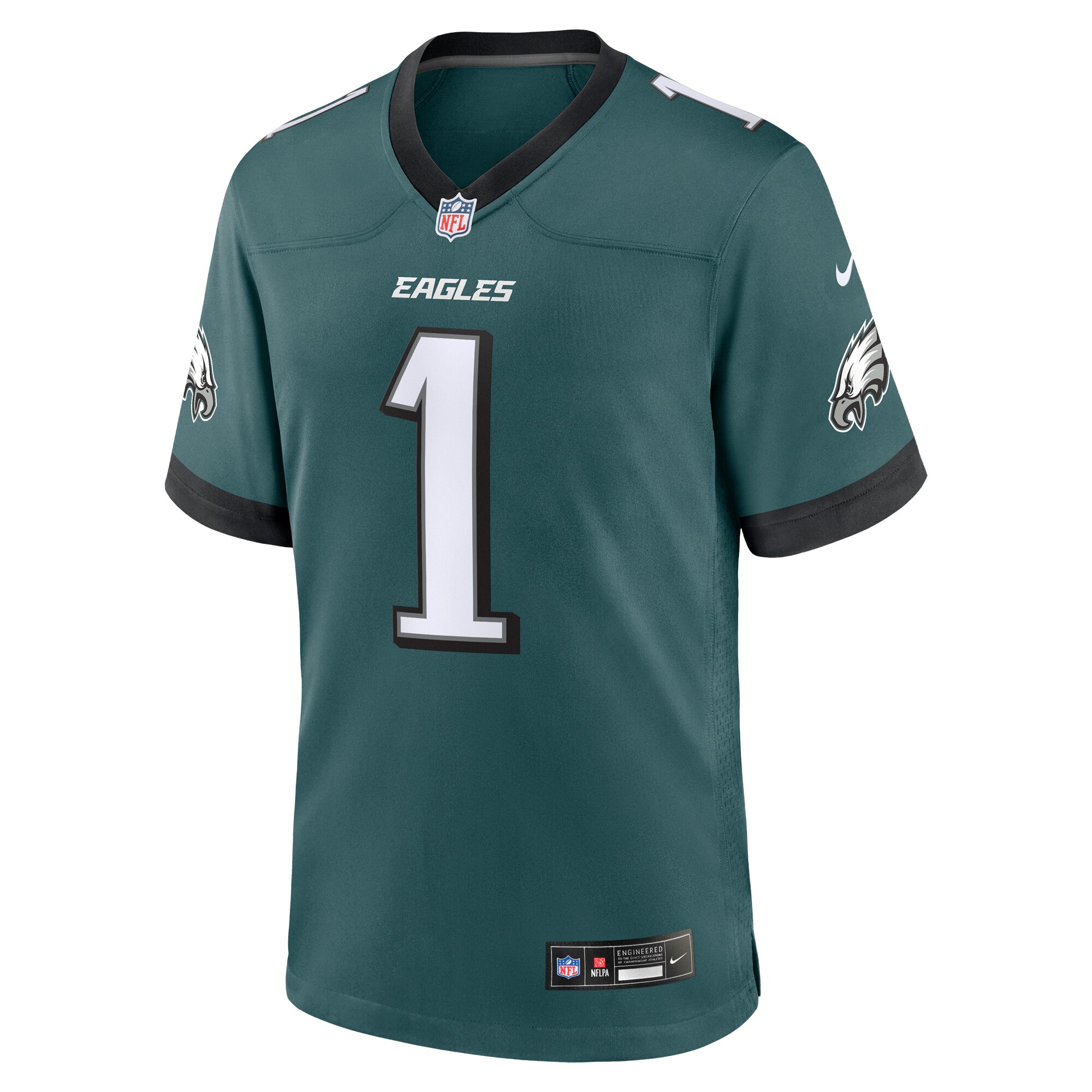 Philadelphia Eagles  #1 Dad Game Jersey - Midnight Green