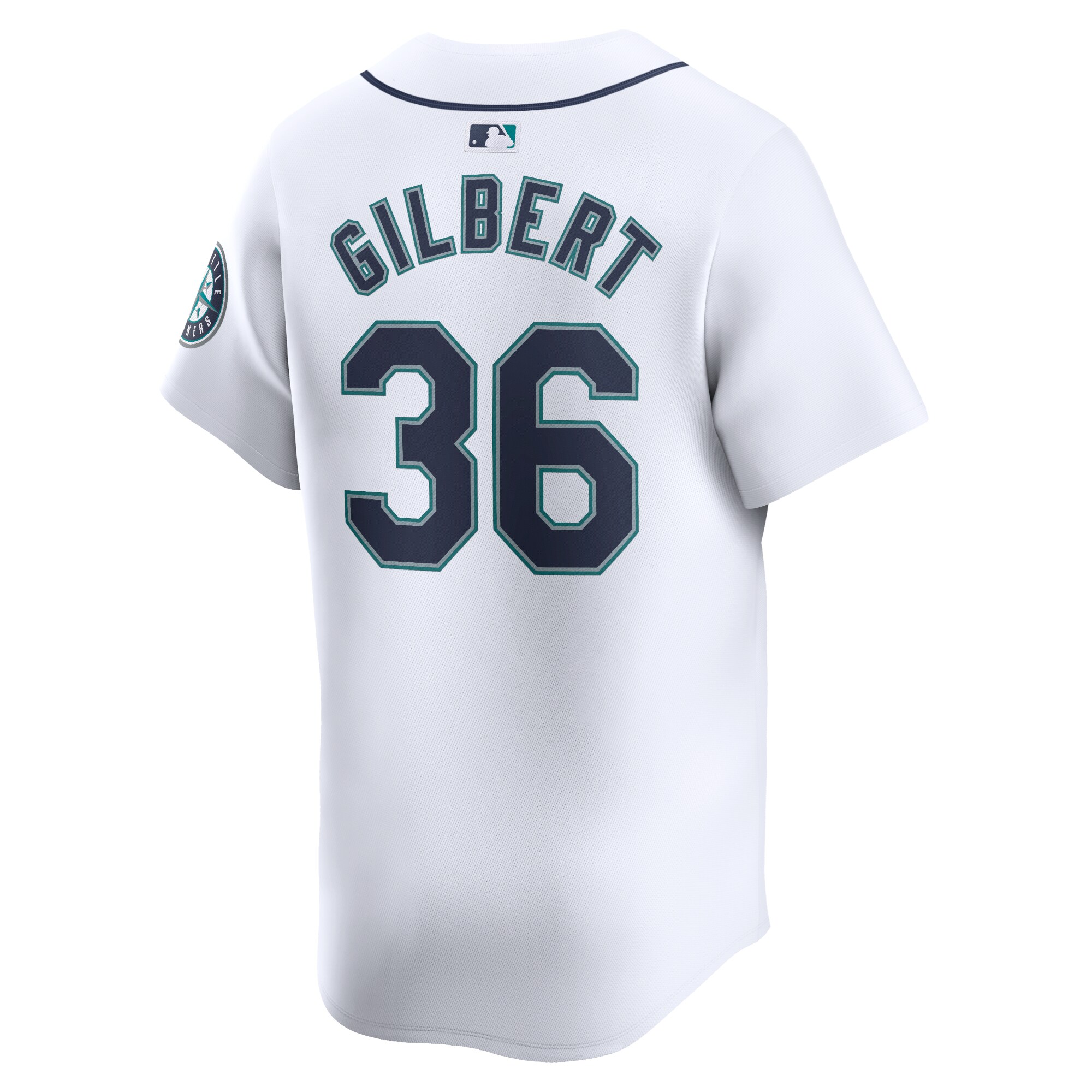 Logan Gilbert Seattle Mariners  Home Limited Player Jersey - White