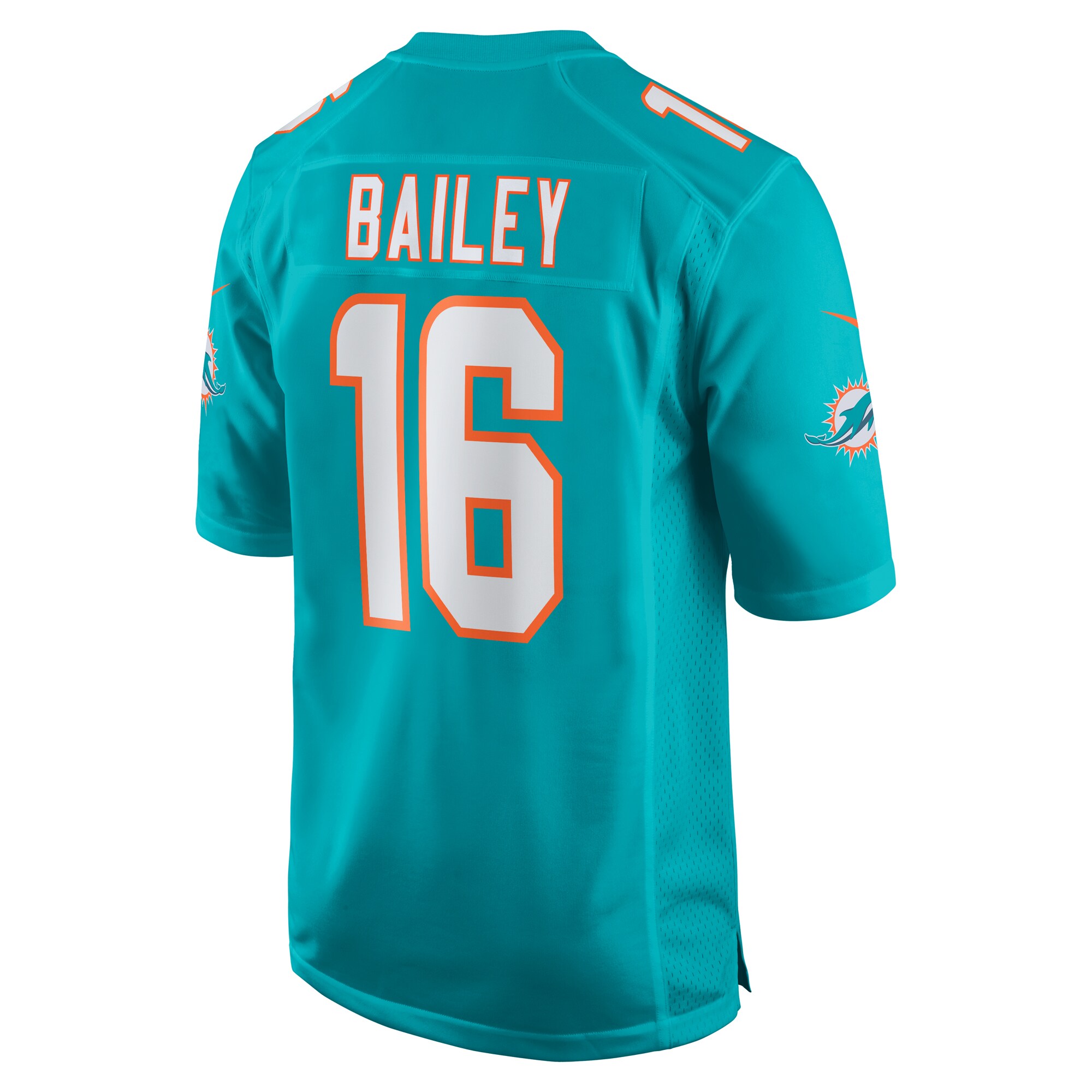 Jake Bailey Miami Dolphins  Game Player Jersey - Aqua