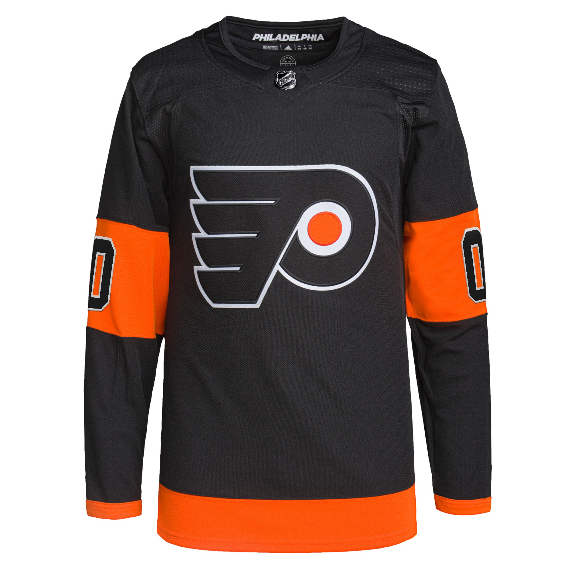 Philadelphia Flyers adidas Alternate Primegreen Authentic Custom Jersey - Black
