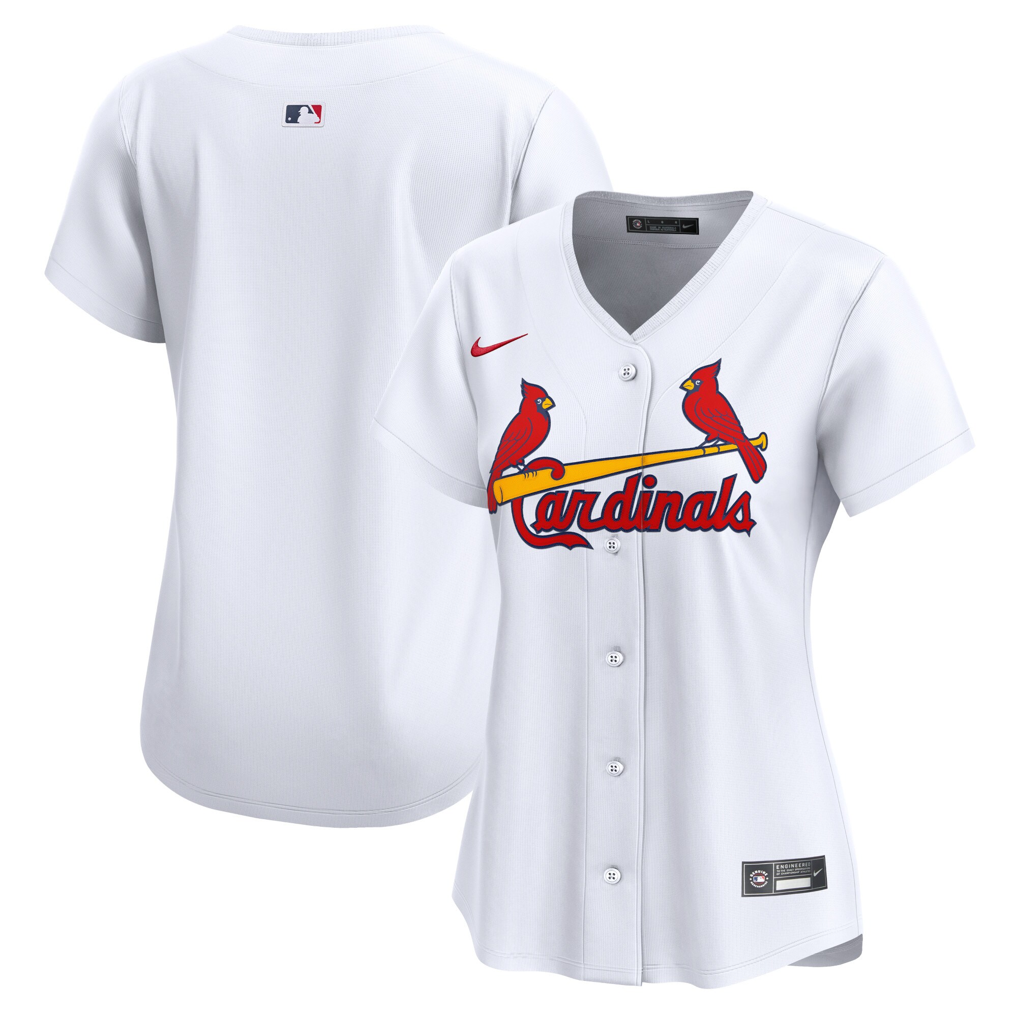 St. Louis Cardinals  Women's Home Limited Jersey - White