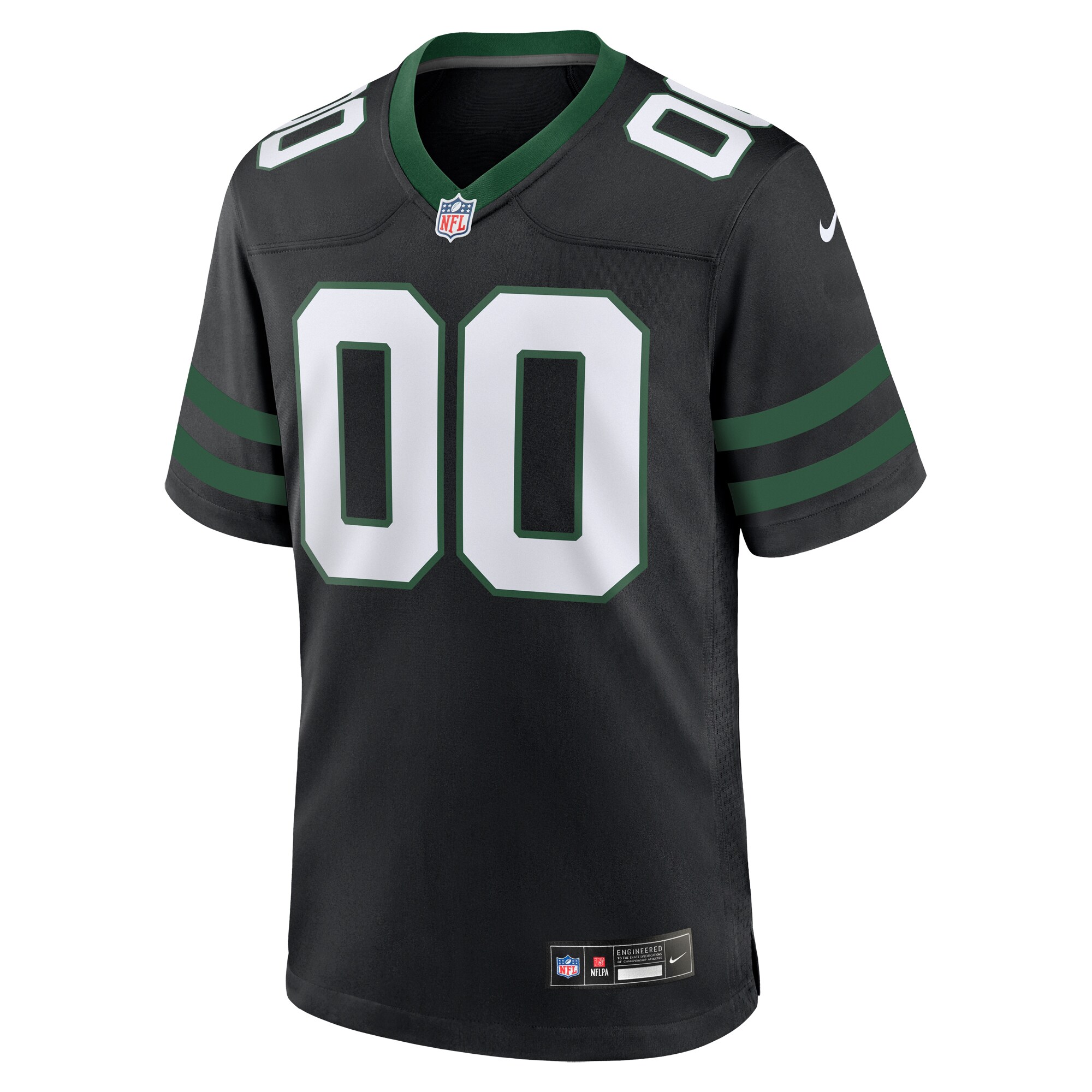 New York Jets  Alternate Custom Game Jersey - Legacy Black