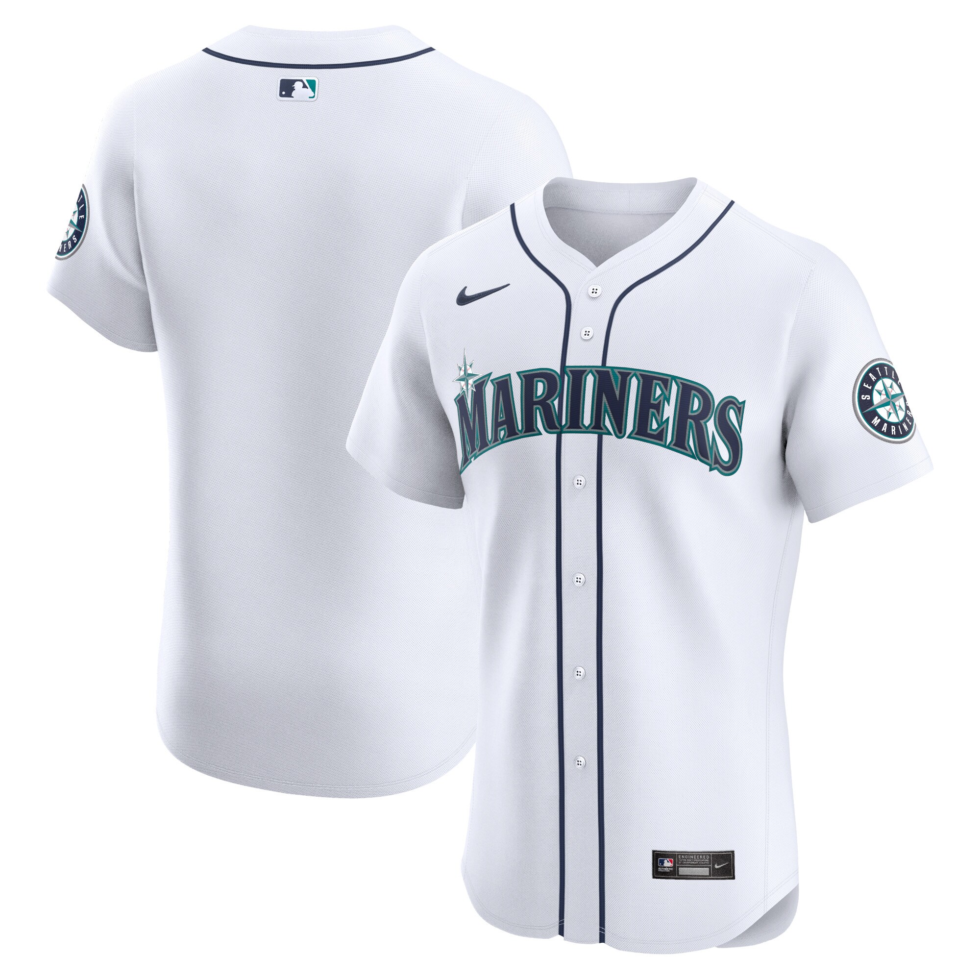 Seattle Mariners  Home Elite Jersey - White