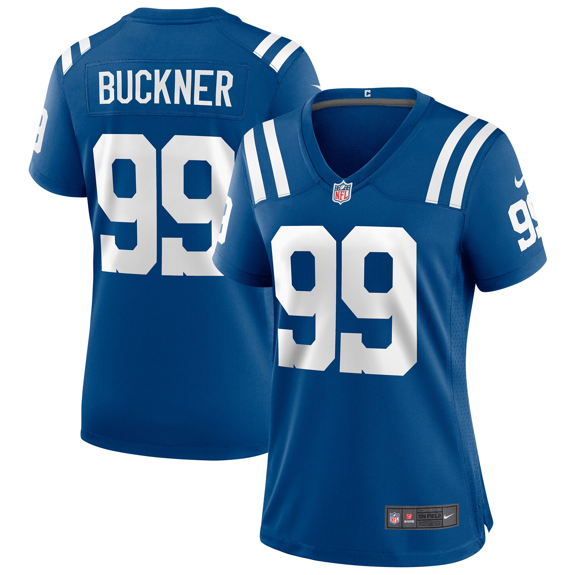 DeForest Buckner Indianapolis Colts Women's Game Player Jersey - Royal
