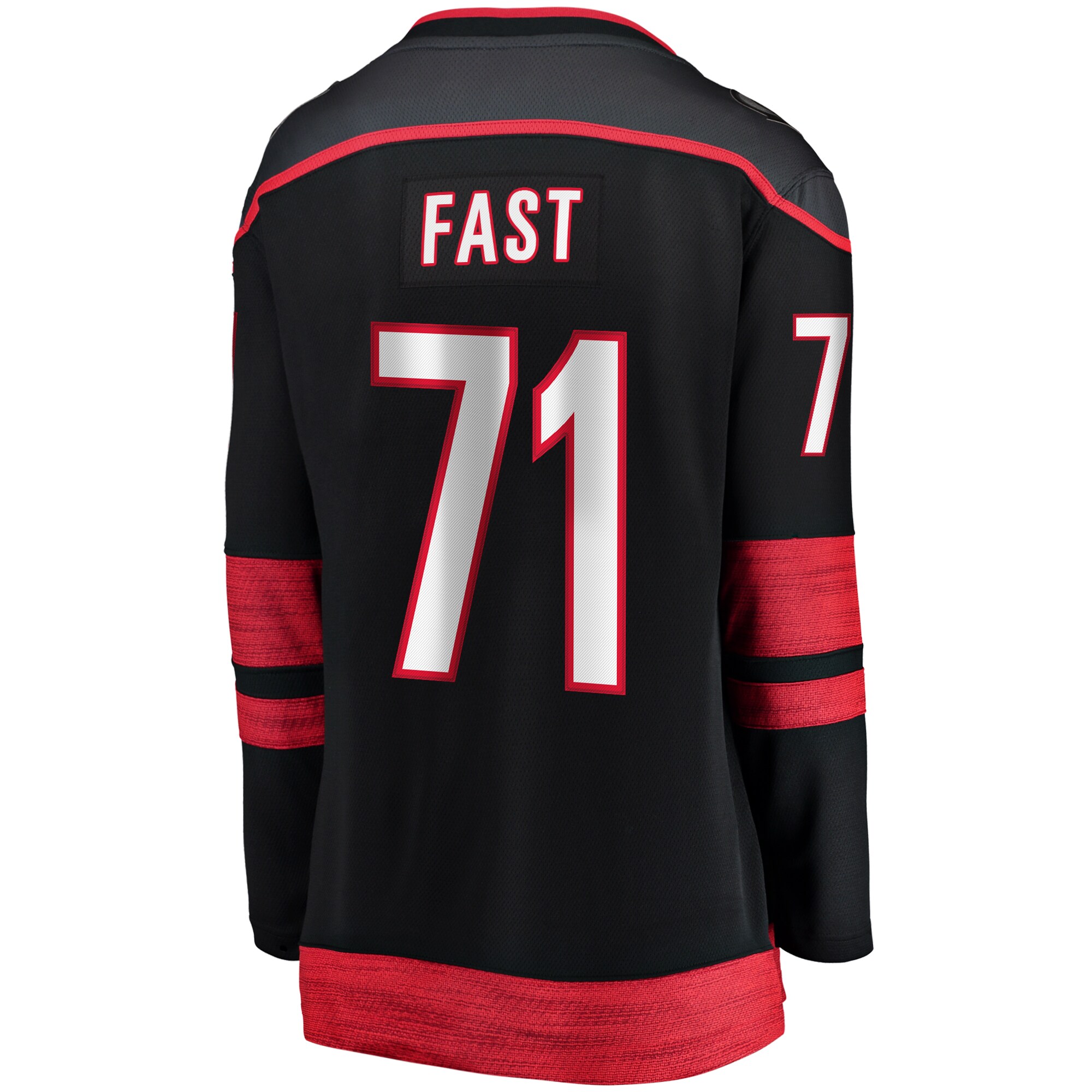 Jesper Fast Carolina Hurricanes Fanatics Women's Home Breakaway Player Jersey - Black