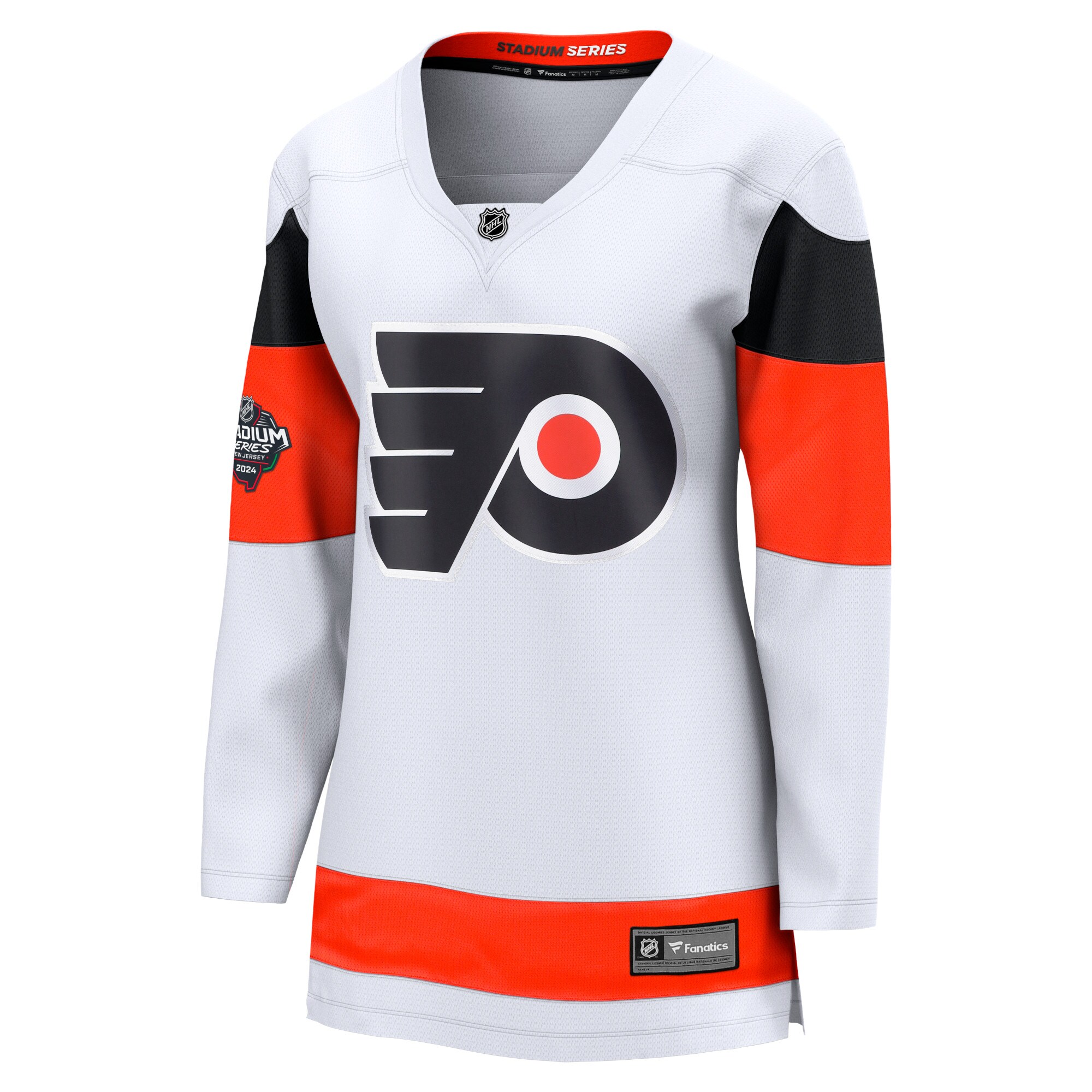 Philadelphia Flyers Fanatics Women's 2024 NHL Stadium Series Breakaway Jersey White